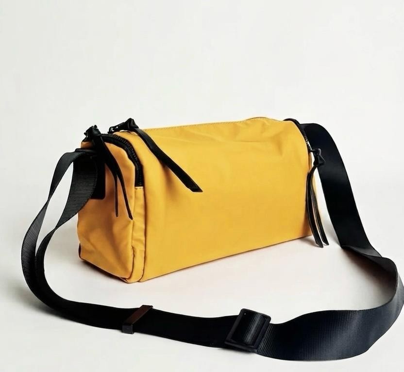 Men’s Mustard Crossbody Bag Waterproof Shoulder Messenger Travel Sling Bag