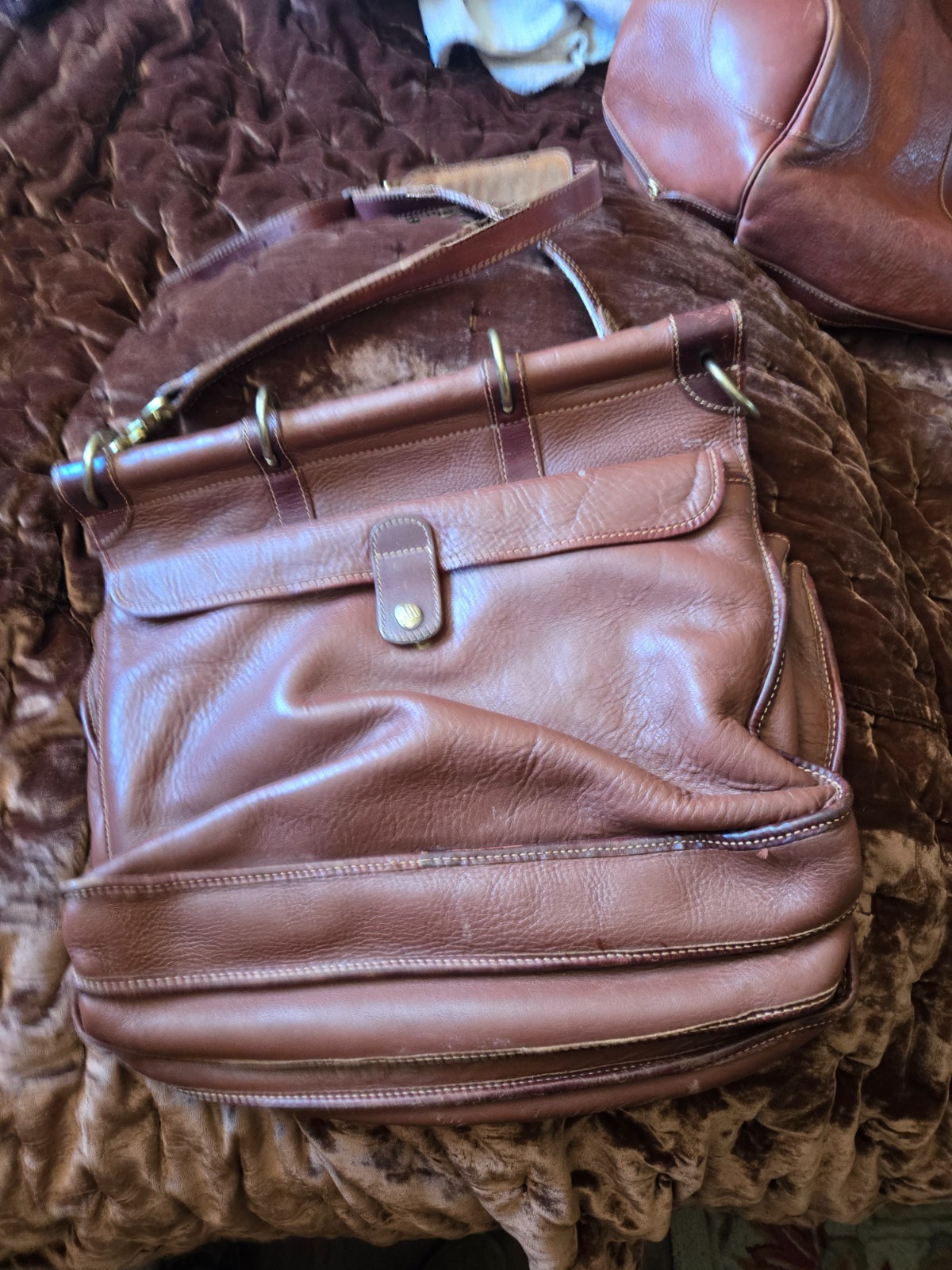 King Ranch leather breifcase