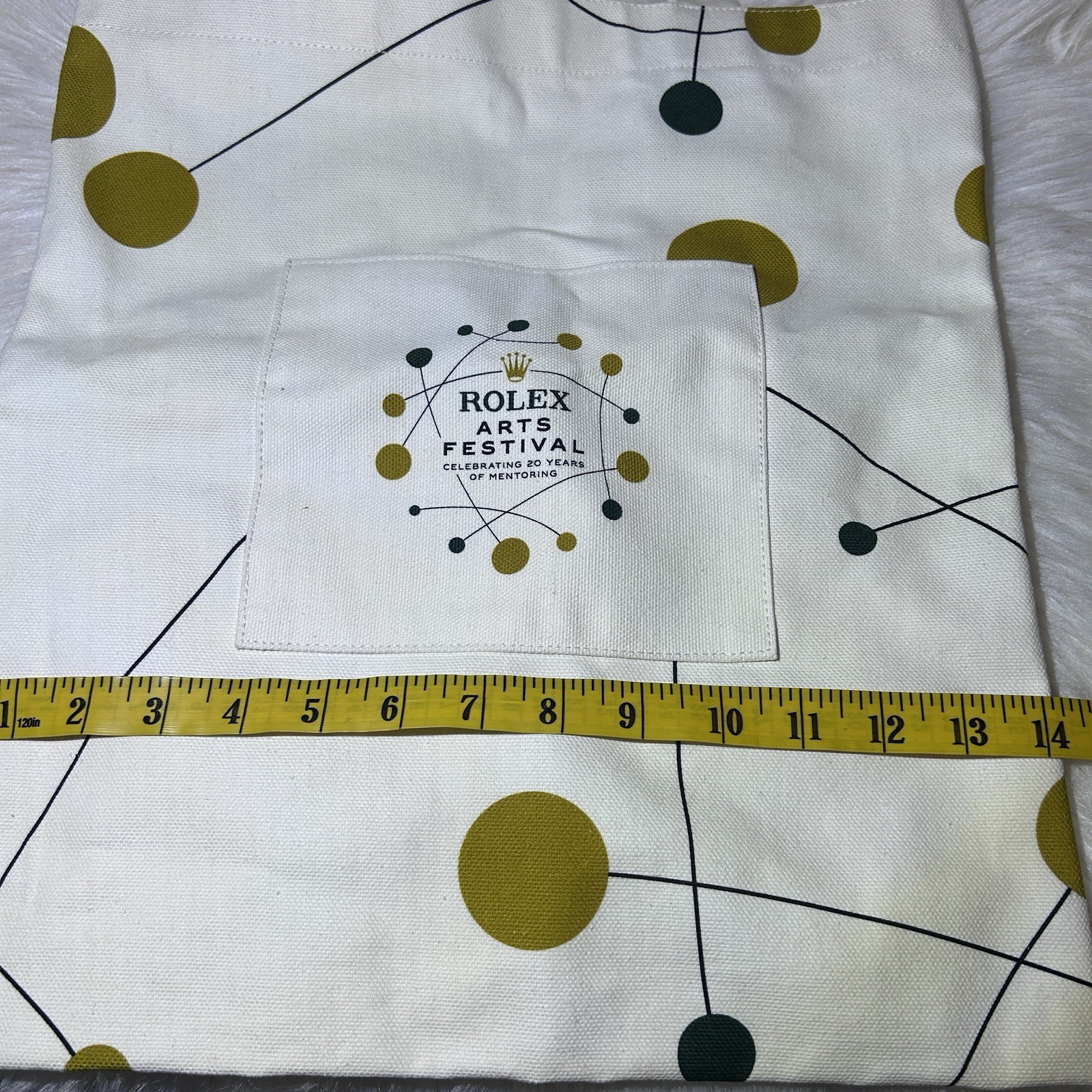 Rolex Art Festival Celebrating 20 Years of Mentoring Tote Bag Rare