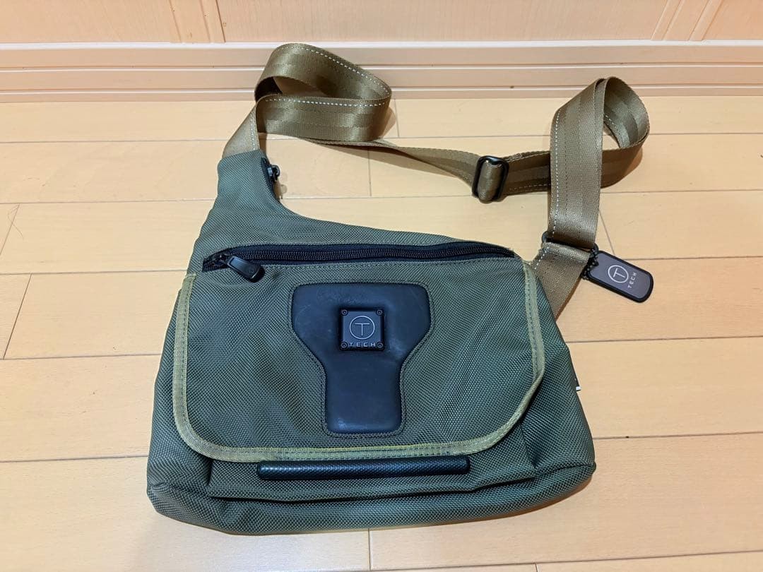 TUMI T TECH Shoulder Bag Khaki