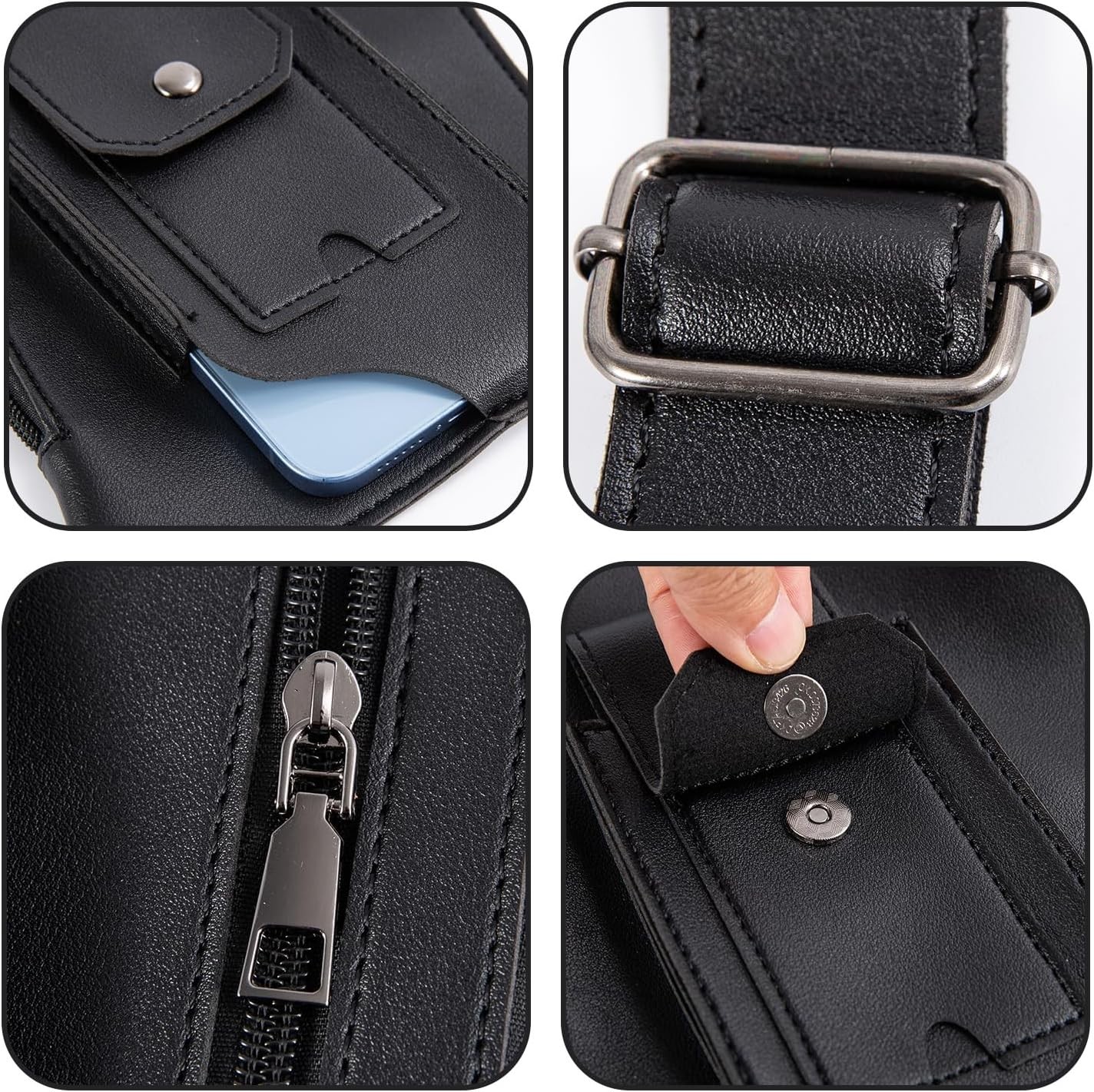 Secure Double Shoulder Armpit Bag – Hidden Anti-Theft Design for Travel