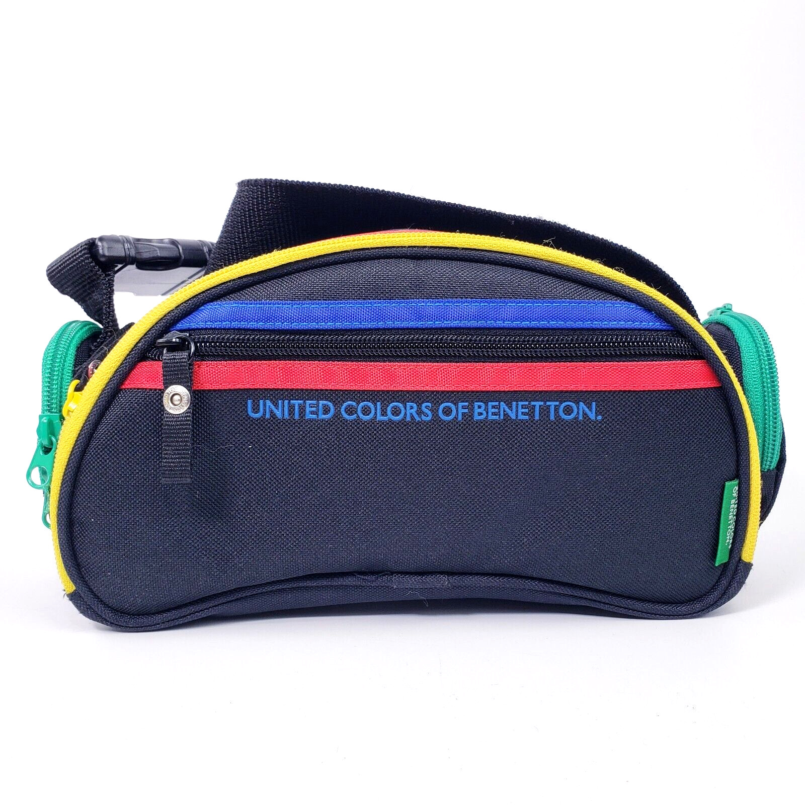 Vintage United Colors Of Benetton Fanny Pack Camera Crossbody Bag Purse