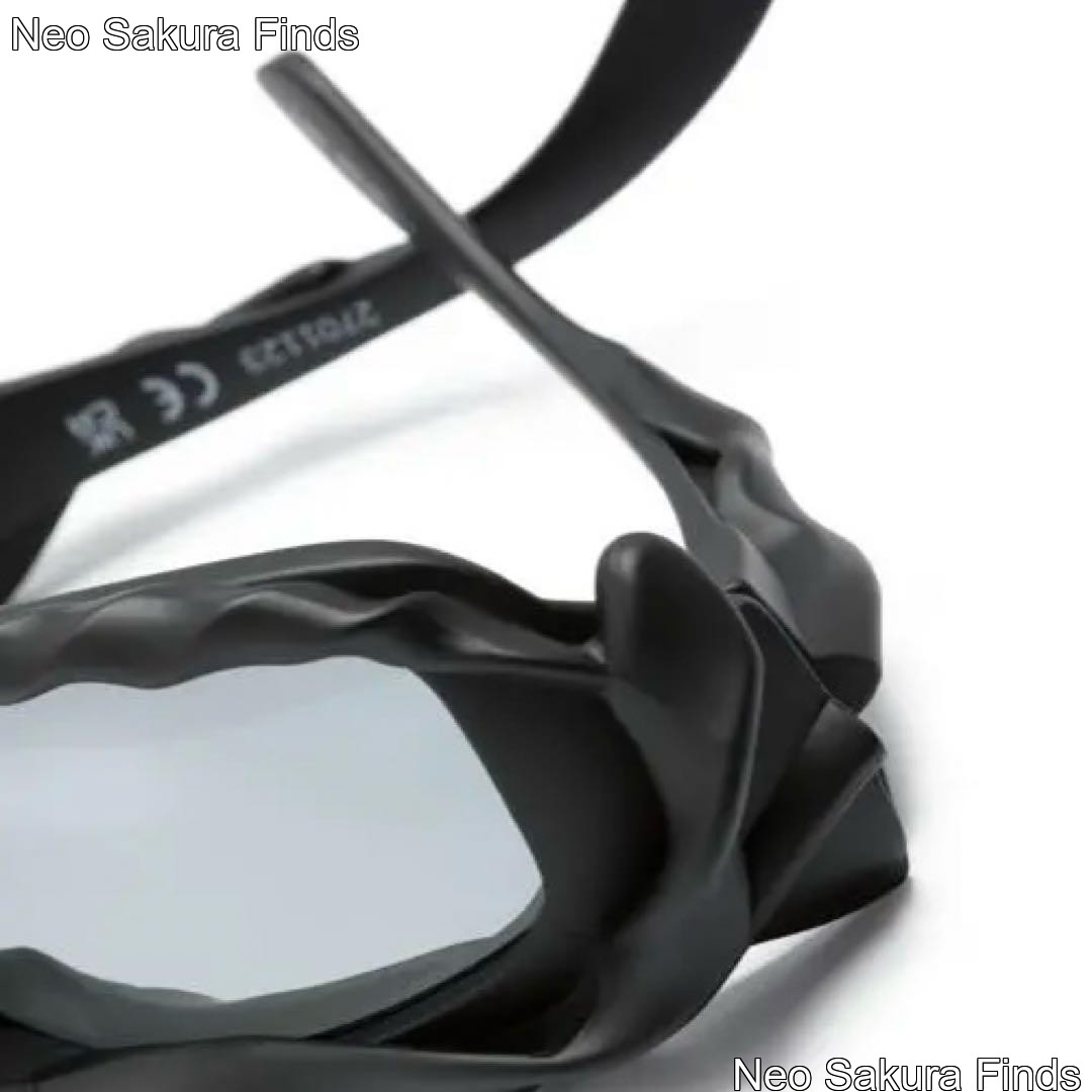 Ottolinger Twisted 3D Sunglasses Black Mirrored Lens