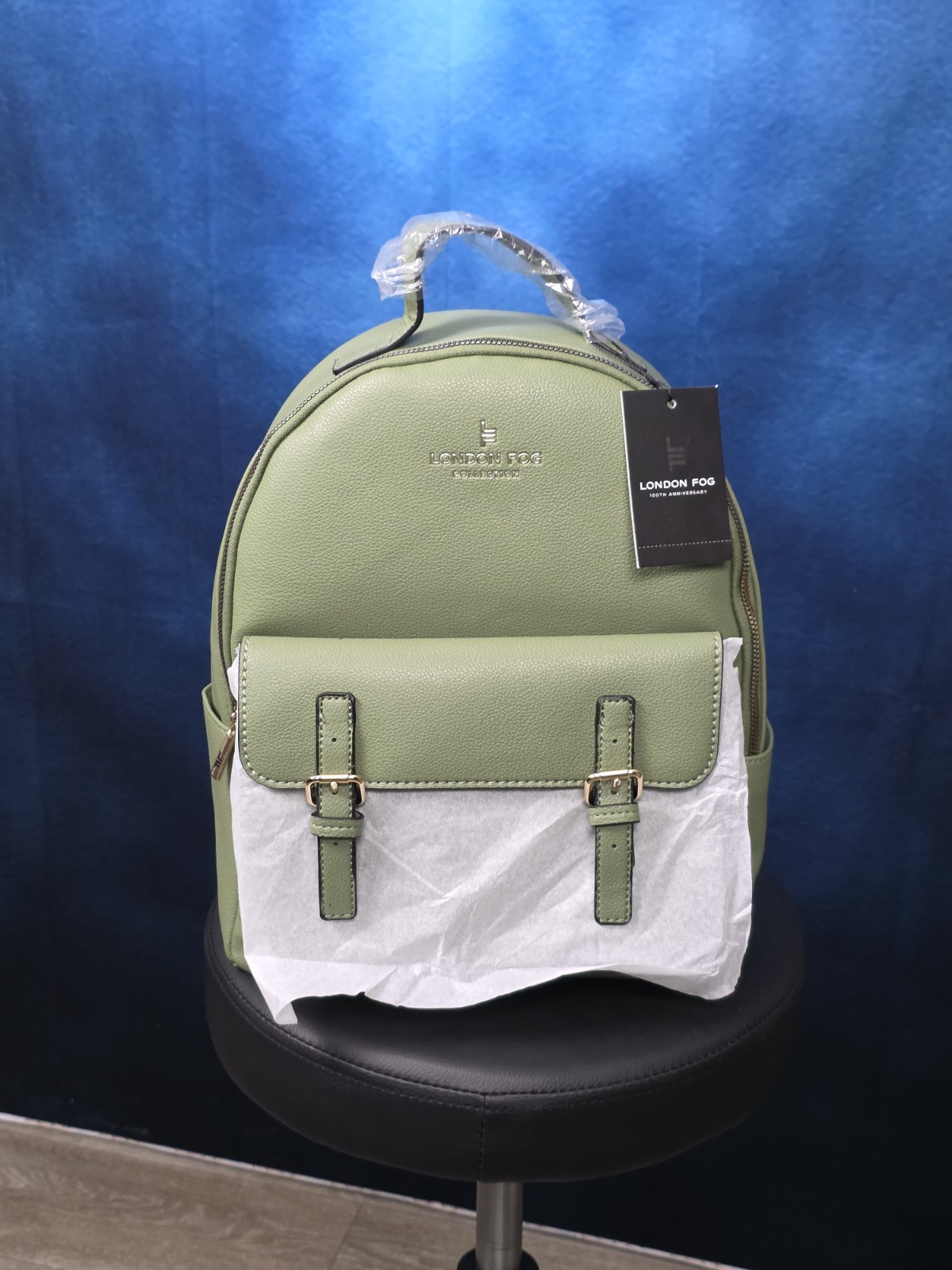 London Fog Backpack Bag (Green)