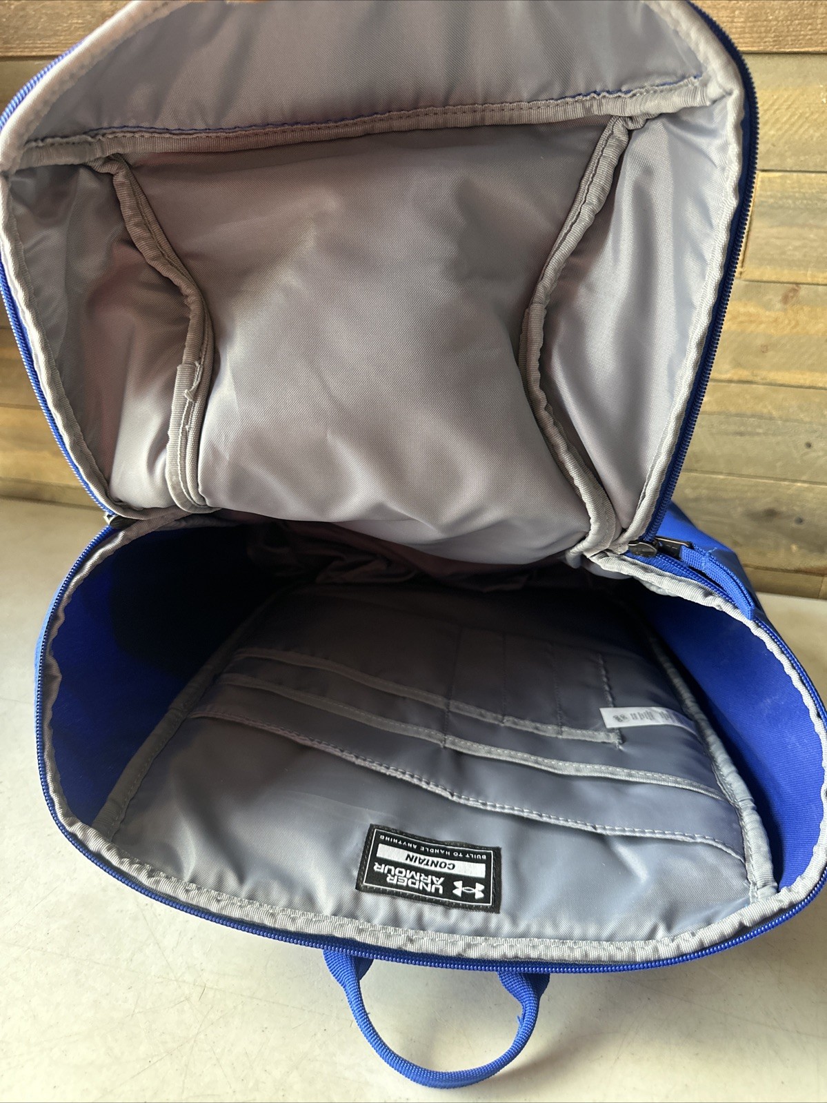 Under Armour 34L Contain Backpack Royal Blue Brand New With Tags
