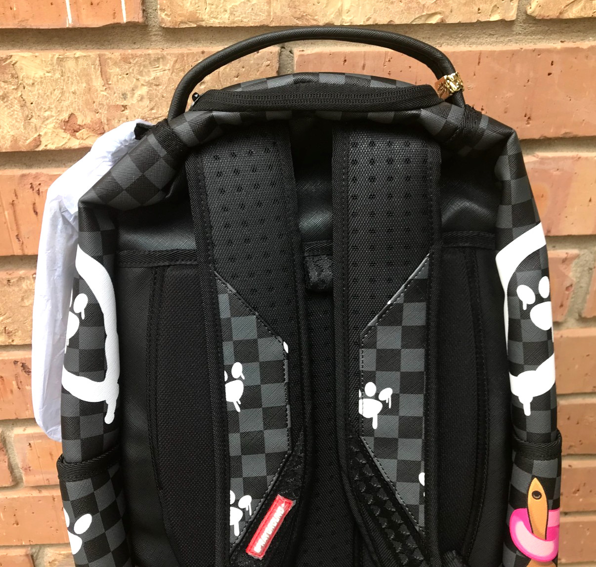 Sprayground PINK PANTHER Backpack🔥New Black Pink White Bookbag Large School Bag