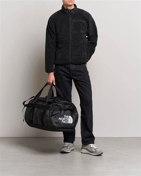 The North Face Medium Base Camp Duffel Packable Travel Backpack – Black / White