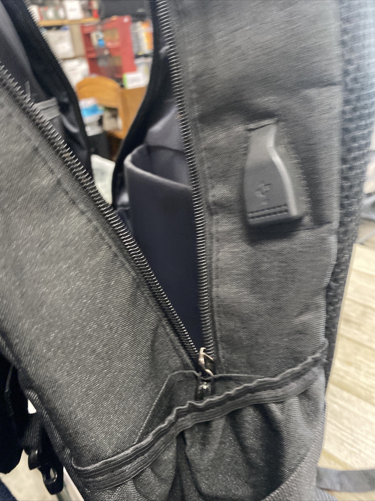 Black BTS backpack, 3-Pocket, Laptop Pocket (Suga)