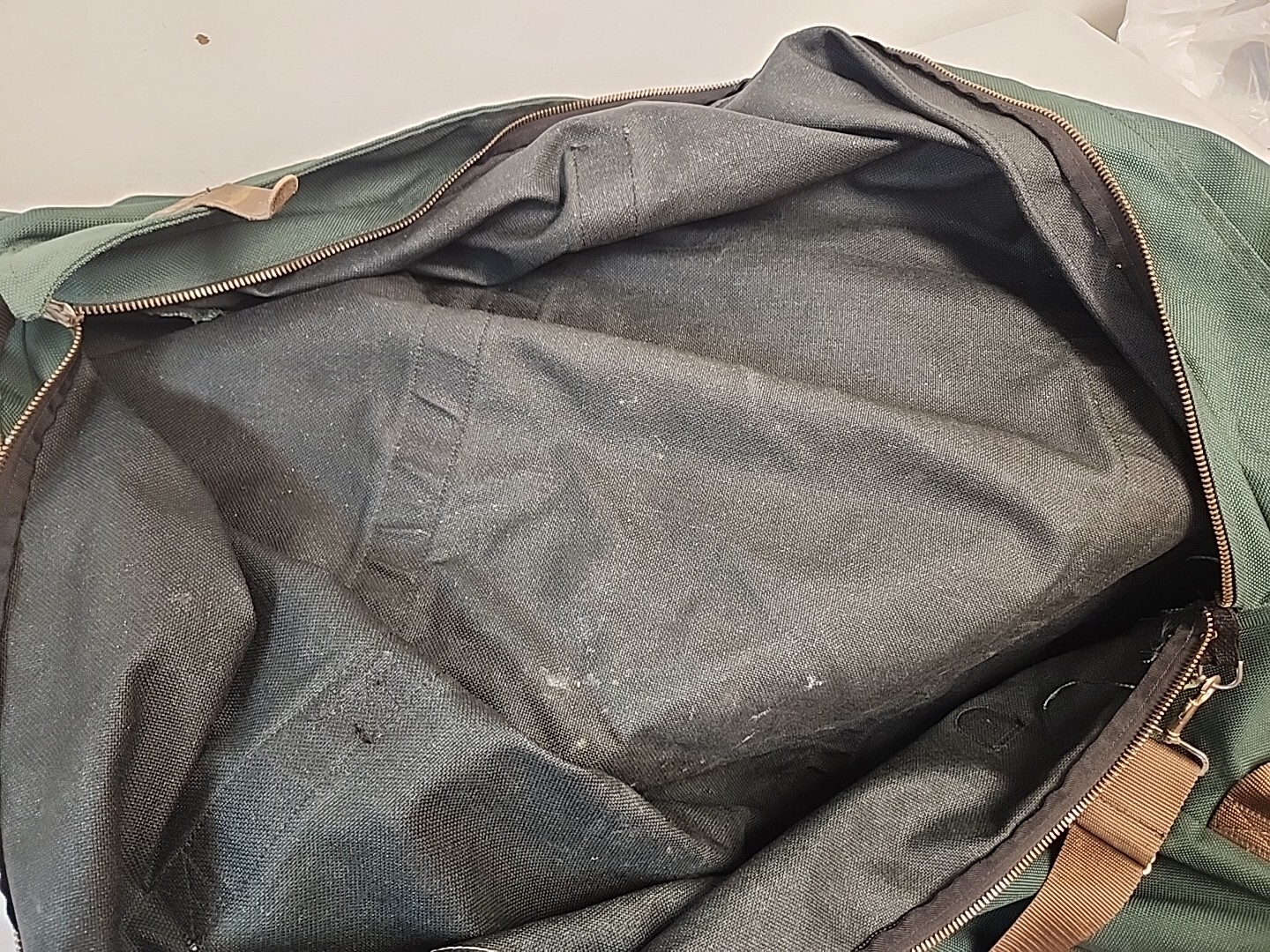 Cabelas Heavy Canvas Duffle Bag EXTRA LARGE 46″ Camping Hunting Outdoors