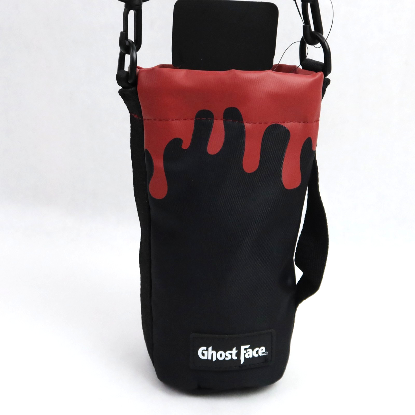 Scream Ghost Face Mask Water Bottle Sling Bag Glow in the Dark Pocket Blood