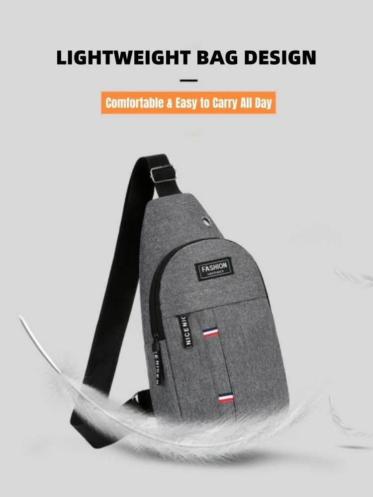 Men’s Canvas Crossbody Sling Bag Shoulder Backpack Casual Travel Chest Pack US