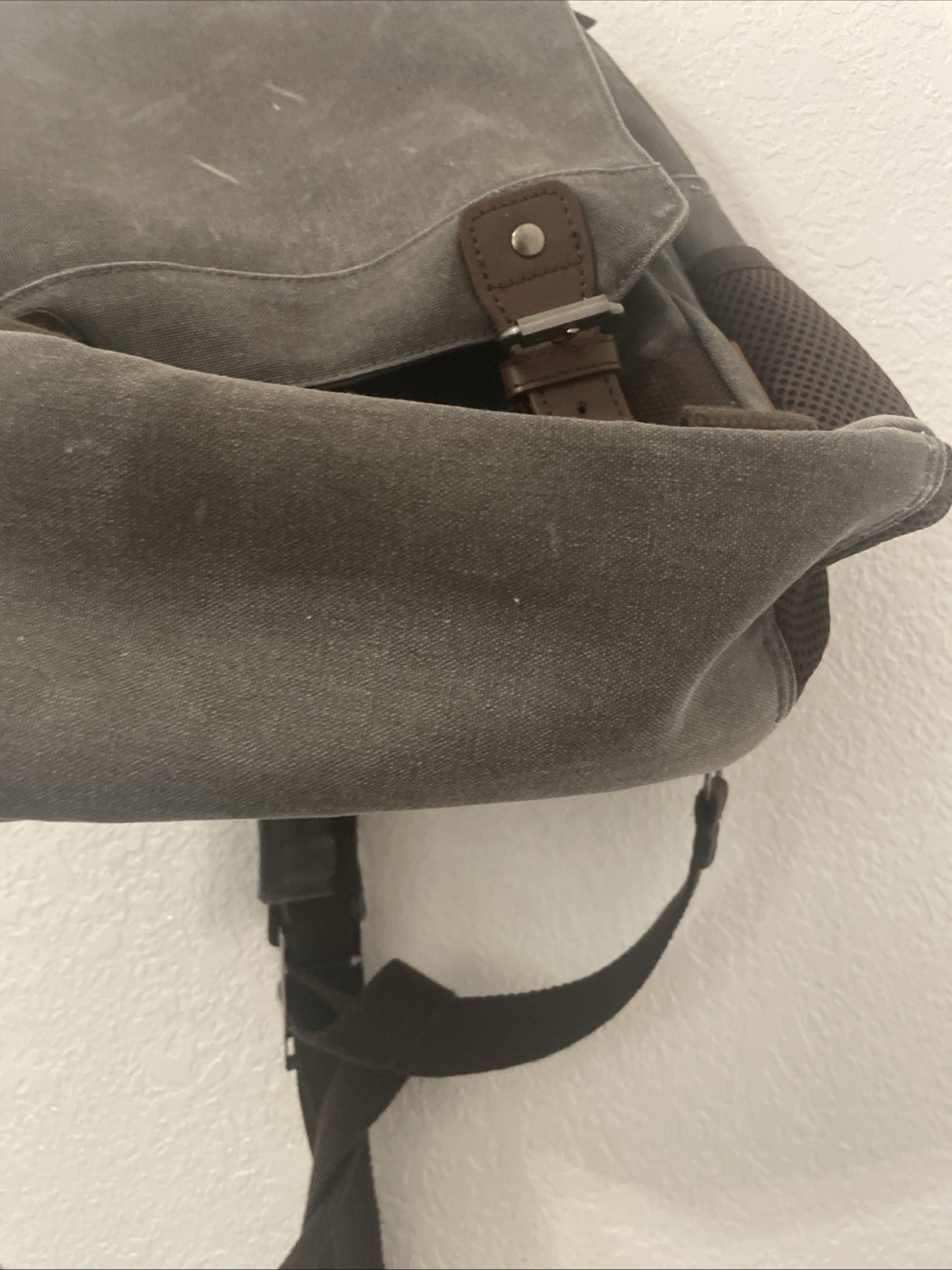 Unisex Canvas Convertible Backpack Rucksack Pack Sling Work Dad Bag Travel