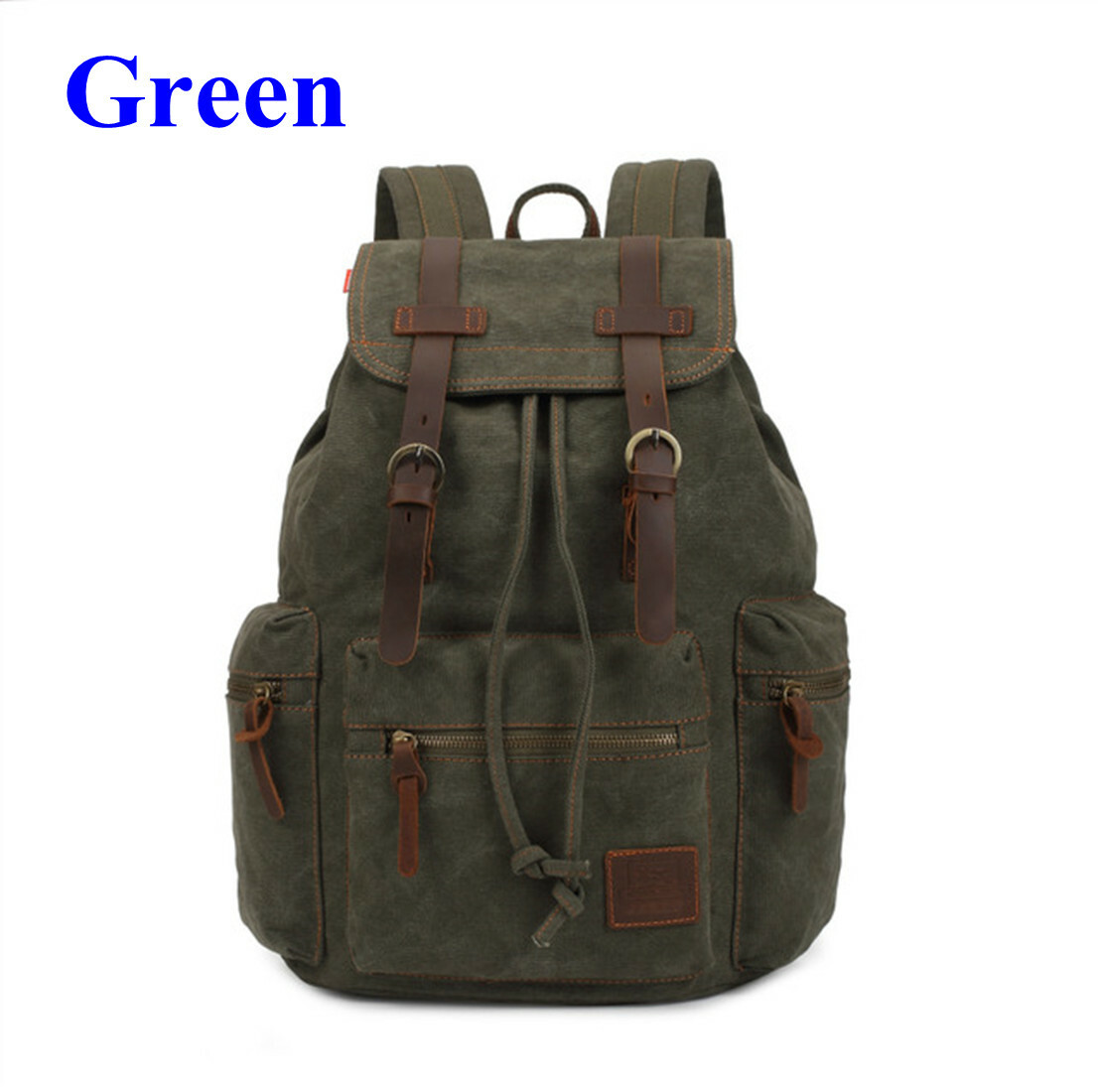 KAUKKO Men WOMEN Vintage Casual Canvas Rucksack Backpack Travel School Bag