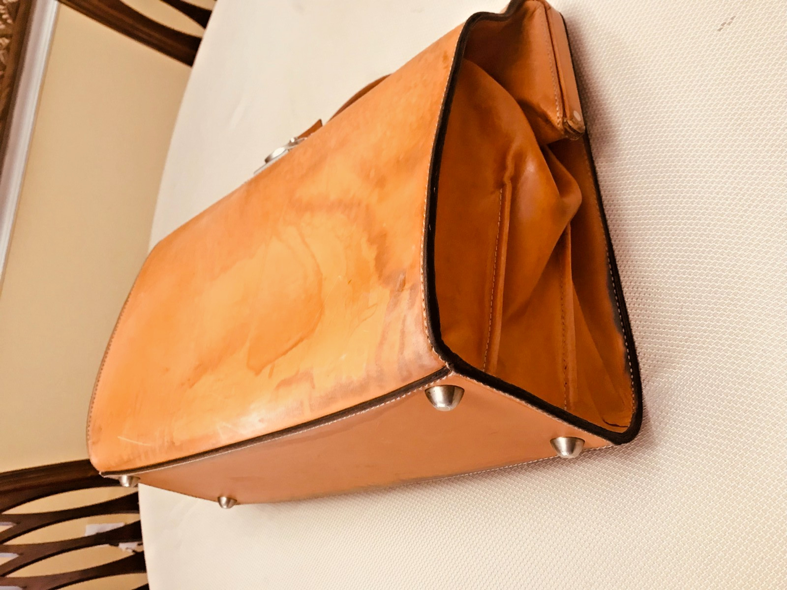 TANNER KROLLE “Bailey’s Case” Bridle Leather Briefcase / Lawyer Bag – ENGLAND