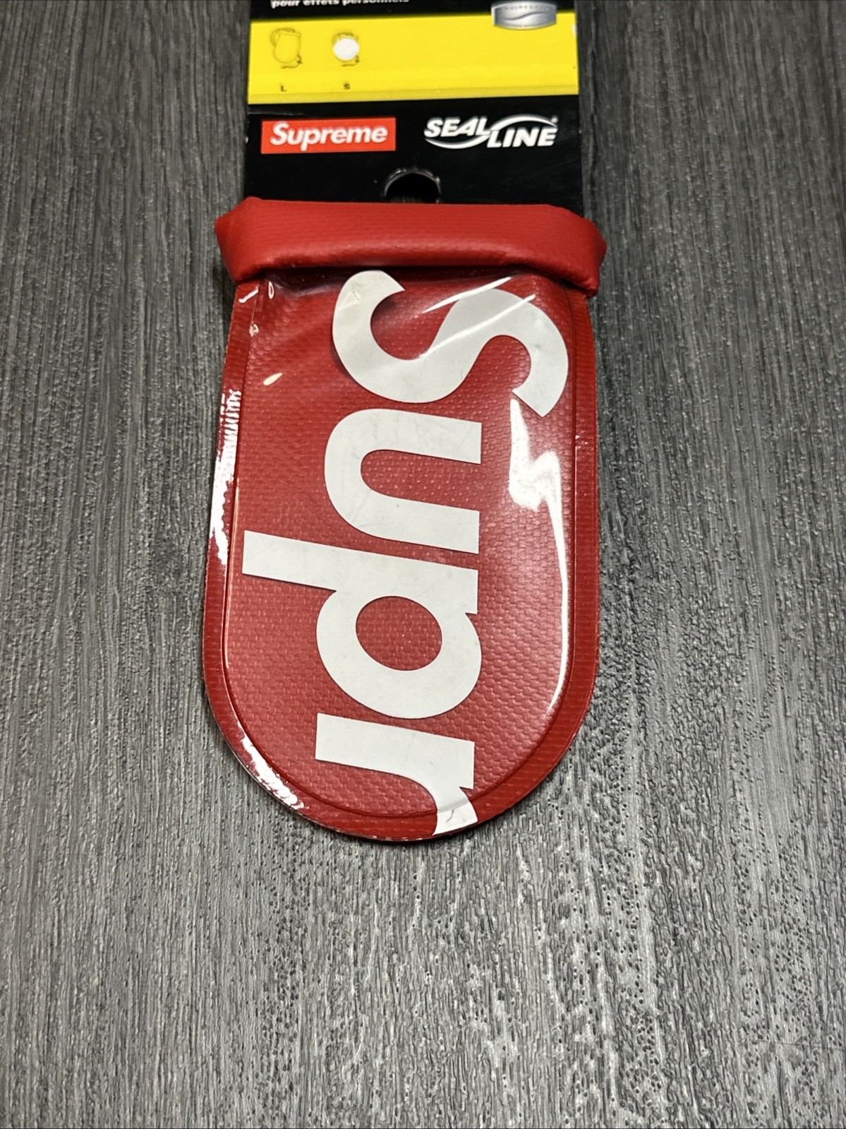Supreme SealLine See Pouch Red New SS18 100% Authentic