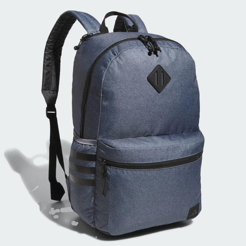 adidas Unisex Twill Onix Grey/Black Classic 3S 5 Laptop Backpack JK3396