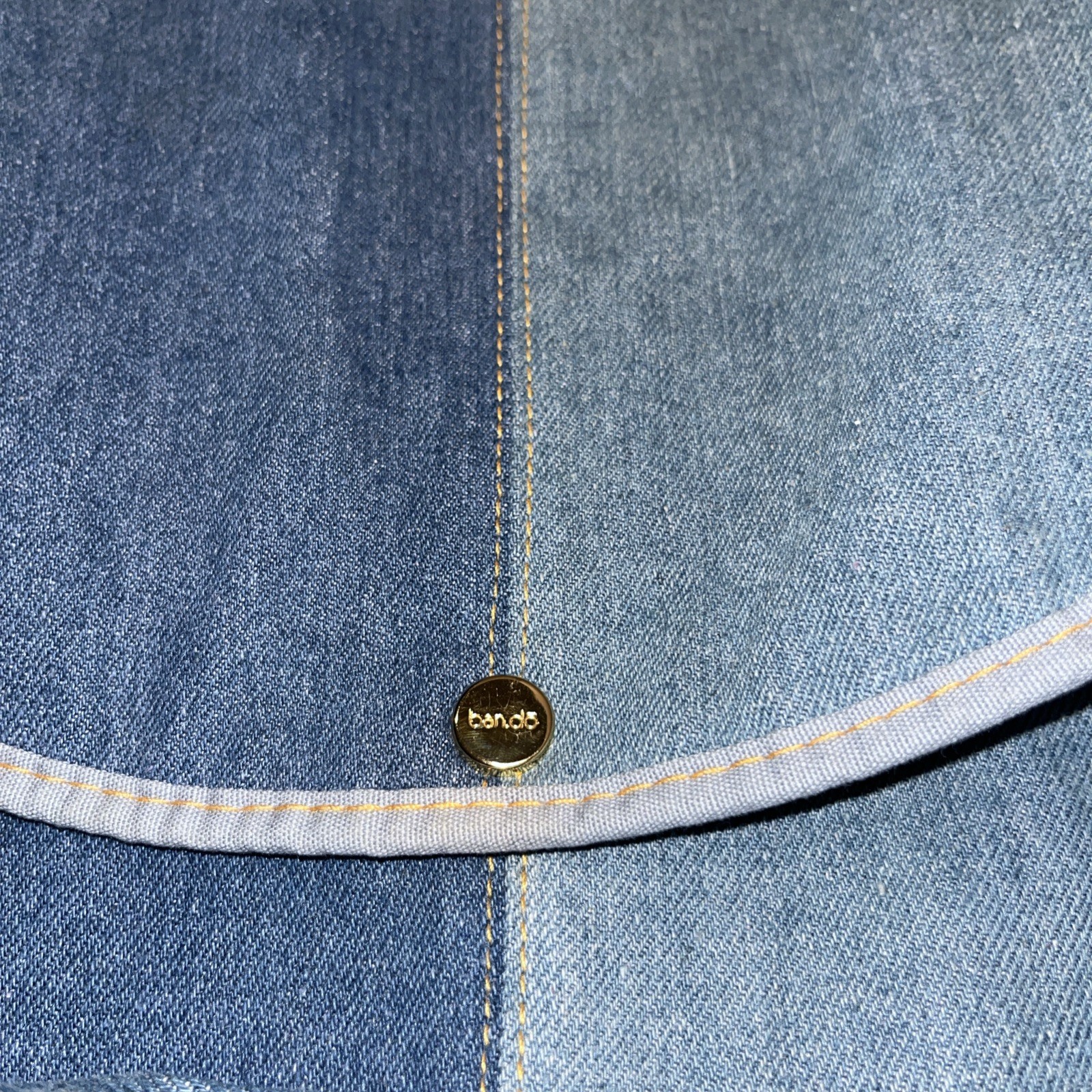 Brand Ban.do Denim Logged On Laptop Bag Boho Hippie Style. Padded w/pockets