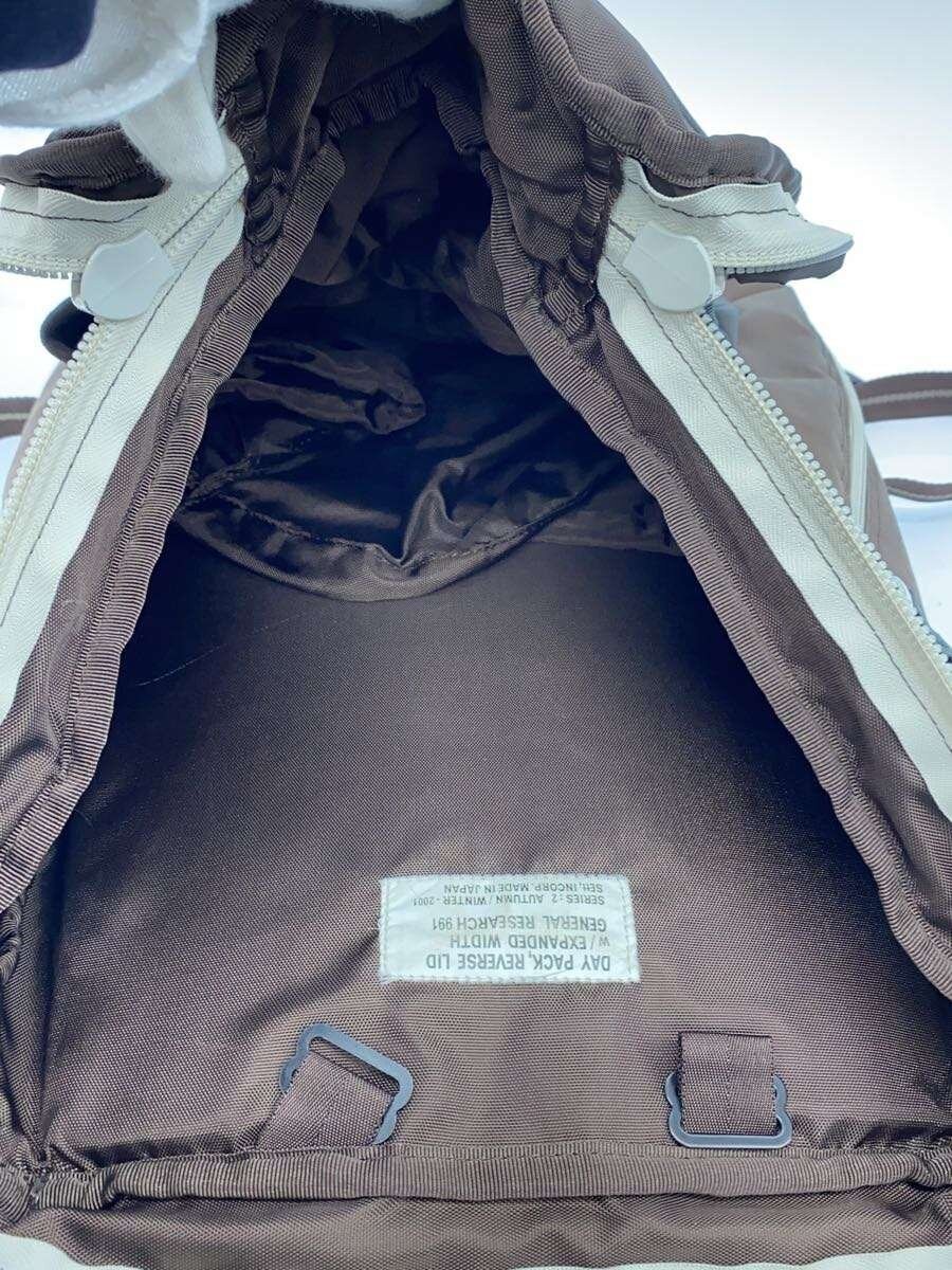 GENERAL RESEARCH 00s Y2K Backpack BRW Solid Color