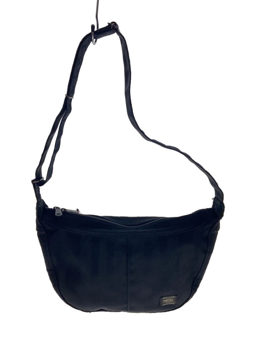 PORTER Shoulder Bag Cotton Black 31cm Width 22cm Height