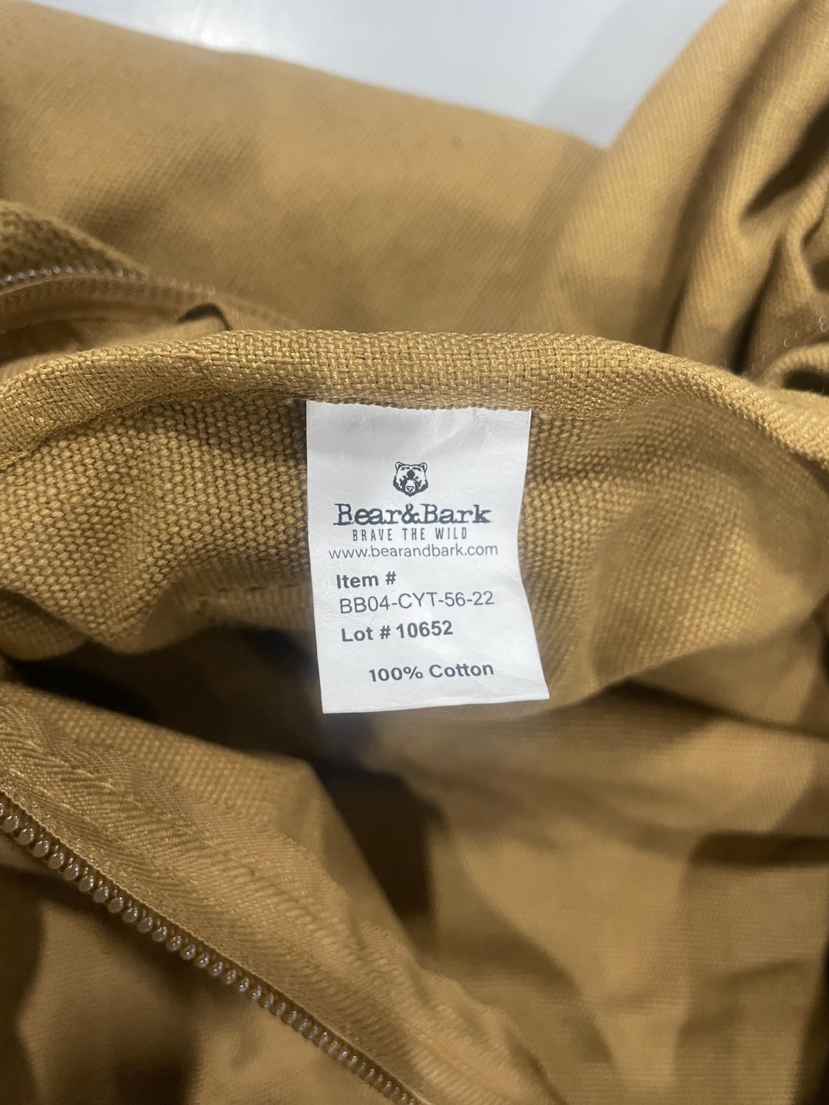 BEAR & BARK MILITARY DUFFLE BAG – 56”X 22” – COYOTE