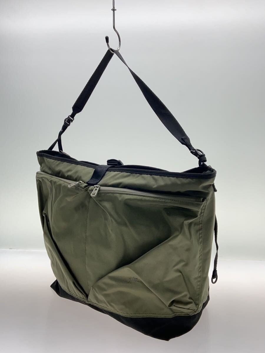 F CE Shoulder Bag, Nylon, Khaki, Solid Color, Lightweight Courier Shoulder Bag