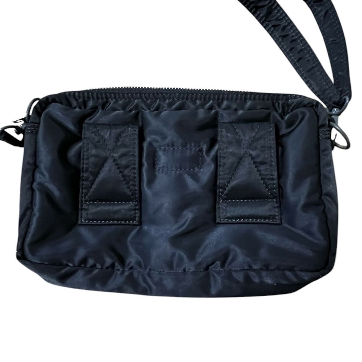 Authentic YOSHIDA KABAN PORTER TANKER Shoulder Bag Black Nylon 16cm x 23cm x 5cm