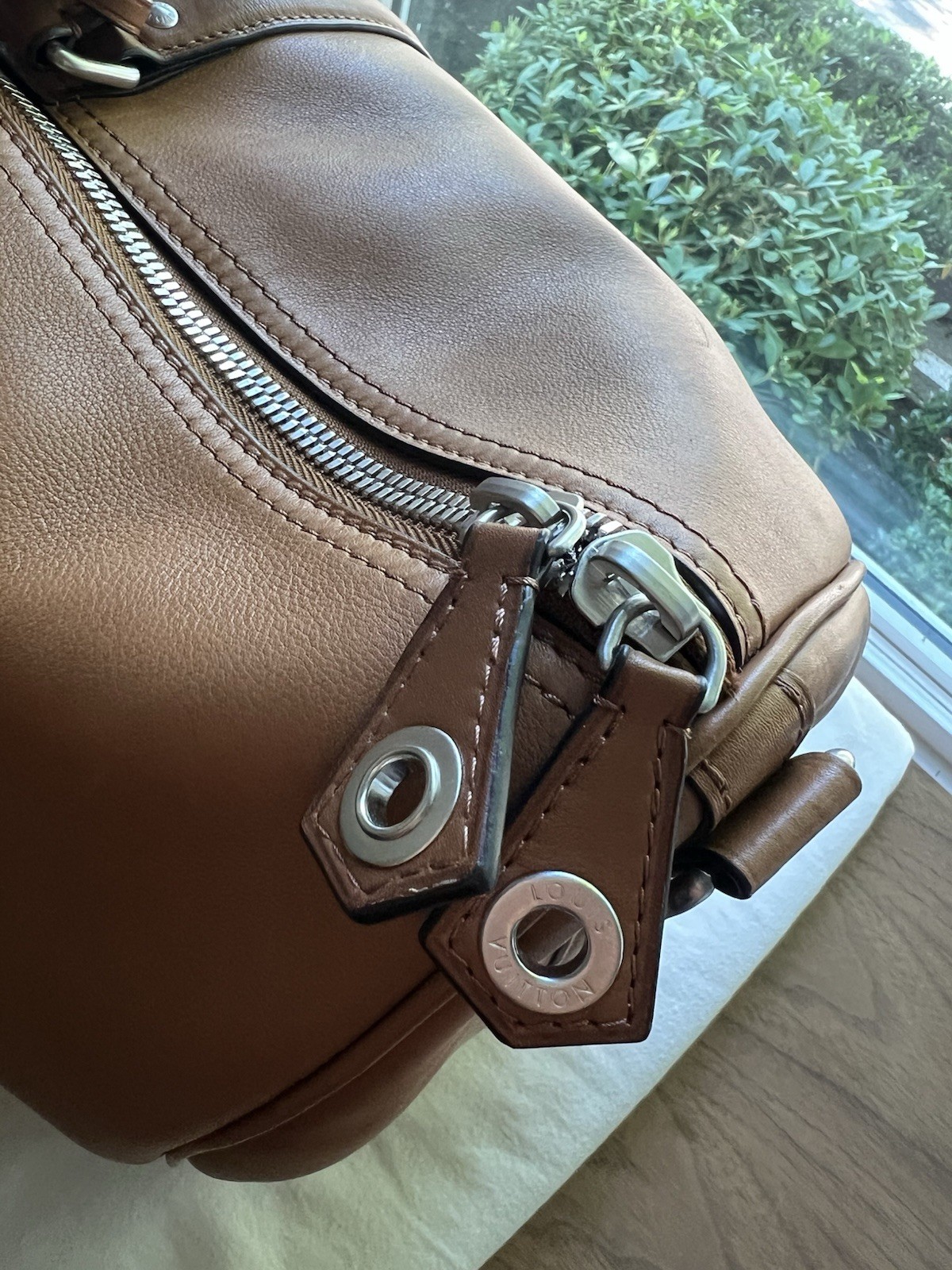 Rare Louis Vuitton Millesime Keepall 50 H30 Tan Bandouliere $9,600 MSRP