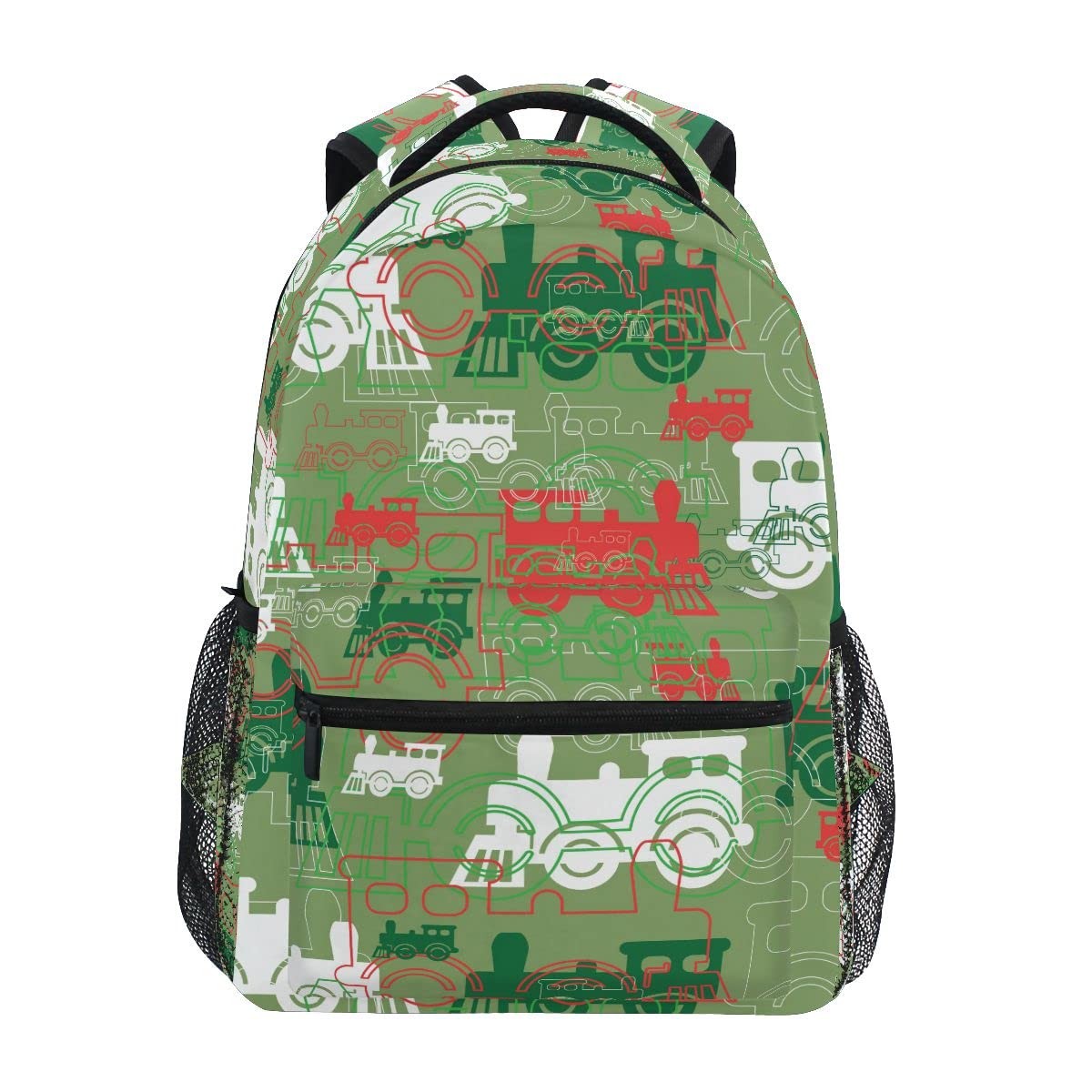 Train Steam Backpack Laptop Bag Daypack Travel School Backpack For Boys New