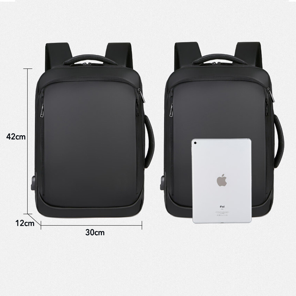 Men Multifunctional 15.6 Inch Laptop Backpack Travel Business USB Notebook Bag