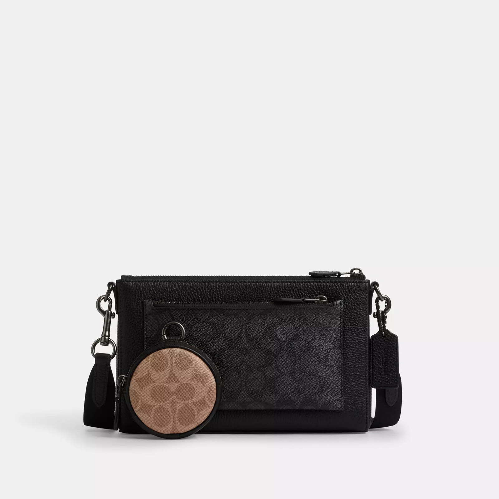NWT Coach CW372 Holden Crossbody In Blocked Signature Canvas Leather $345