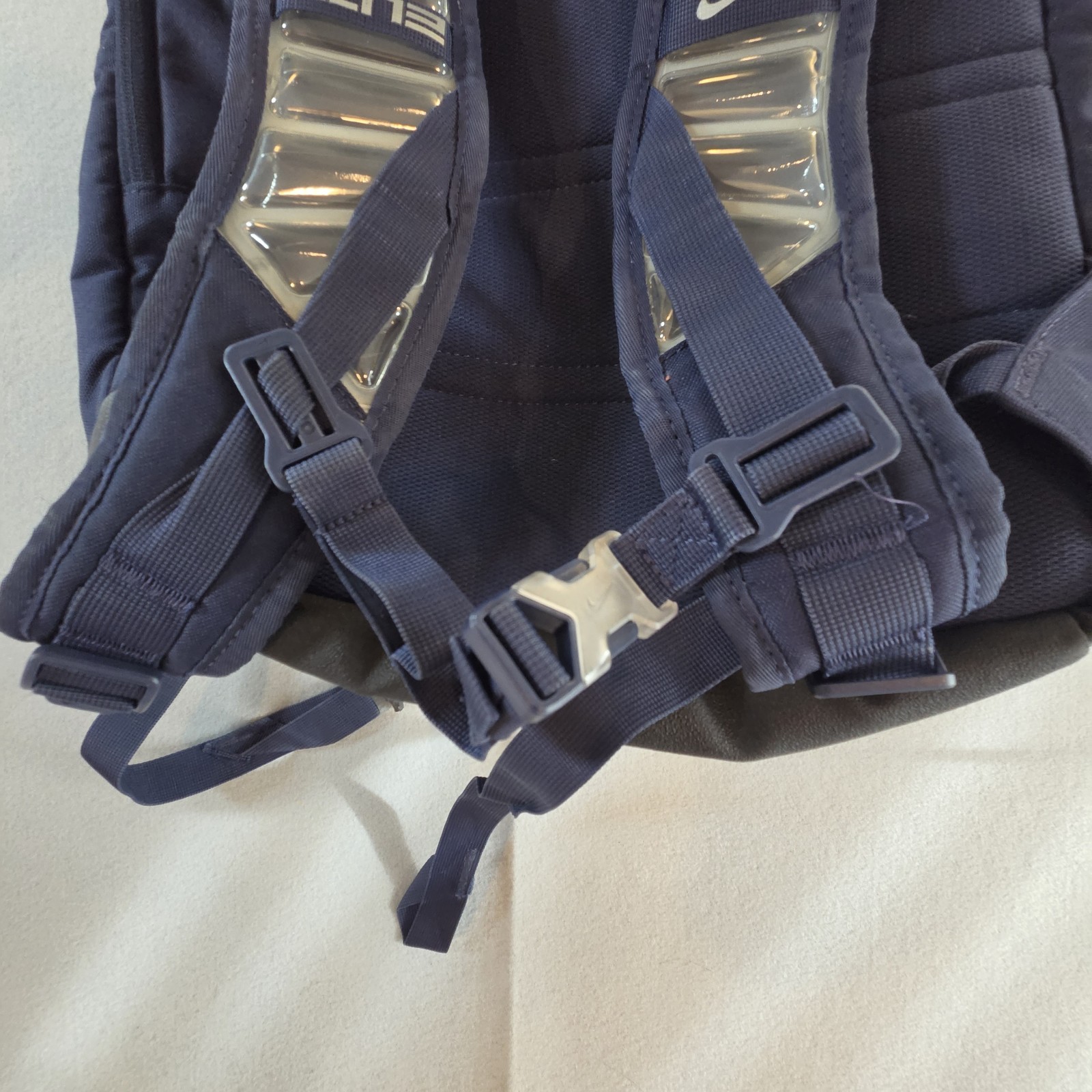 Nike Elite Pro Backpack Navy Blue Basketball Volleyball Soccer Sports 32L