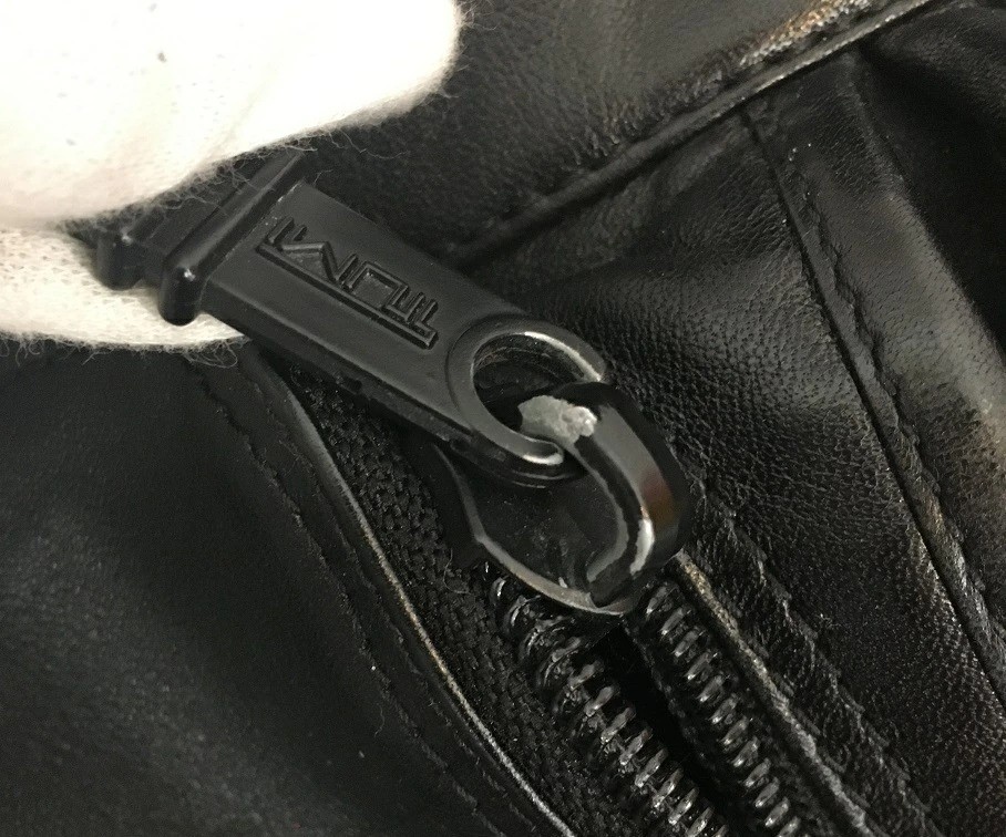 TUMI Organizer 2-Way Briefcase Black Leather Men Business Handbag