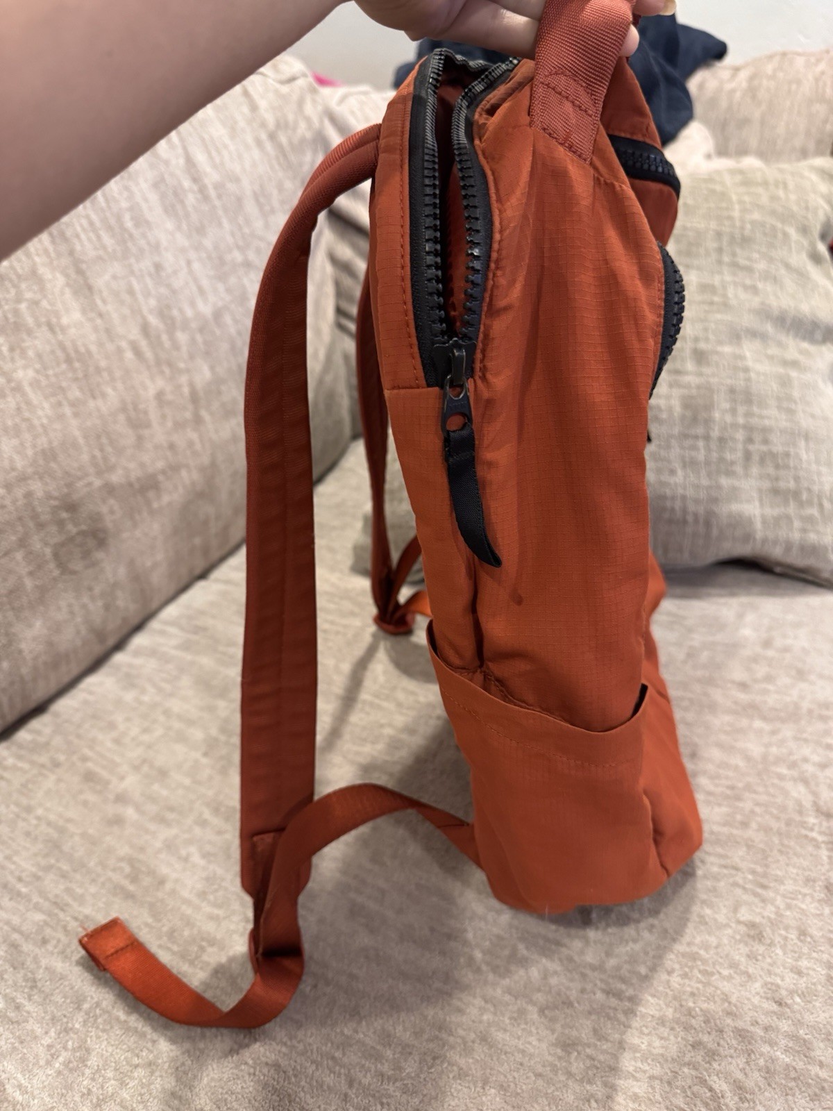 Lululemon Everyday Backpack 2.0 23L Aztec Brick/Black with Laptop Pocket Used