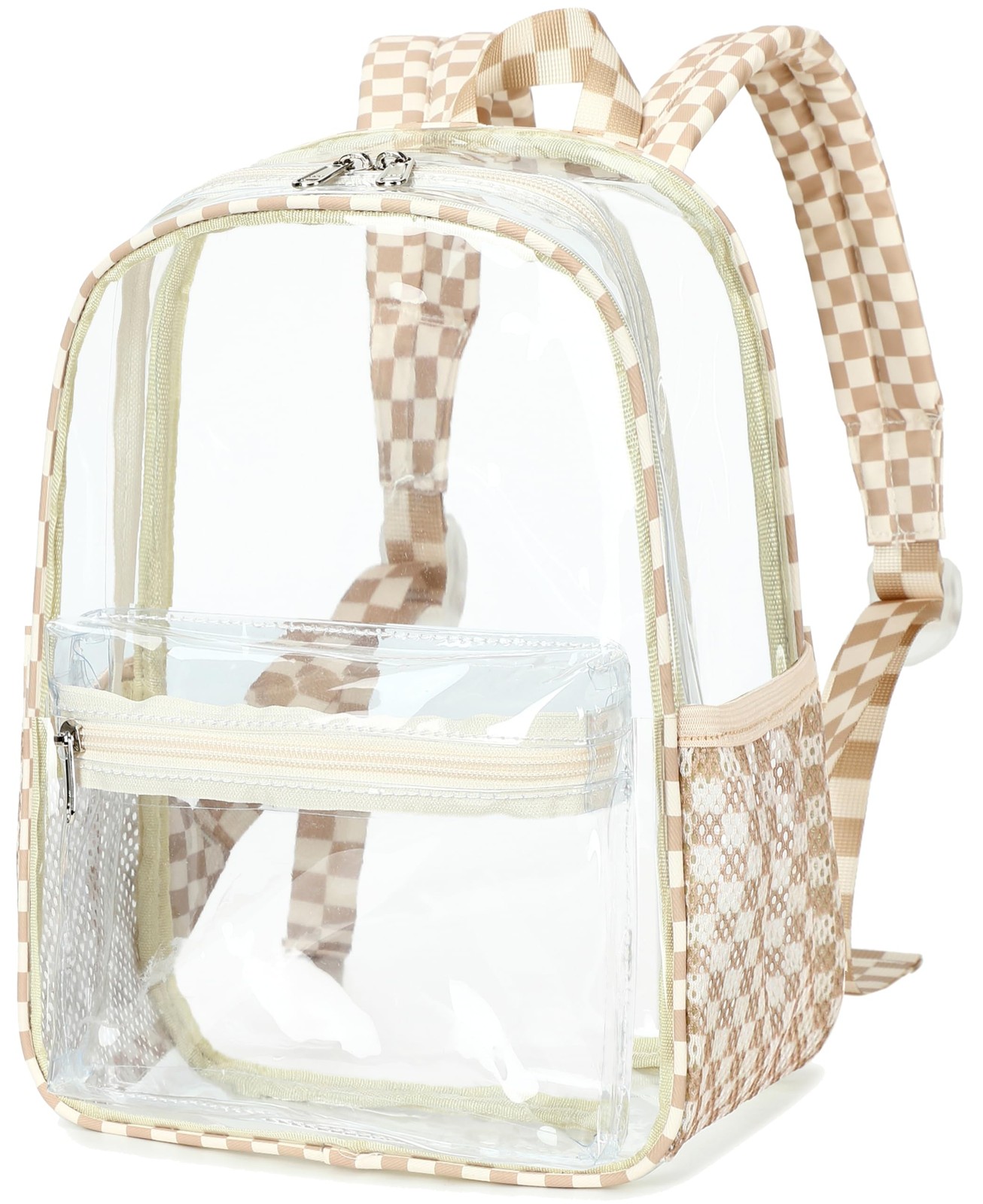 Clear Mini Backpack for Stadium Events 12x12x6 Small Transparent Bag