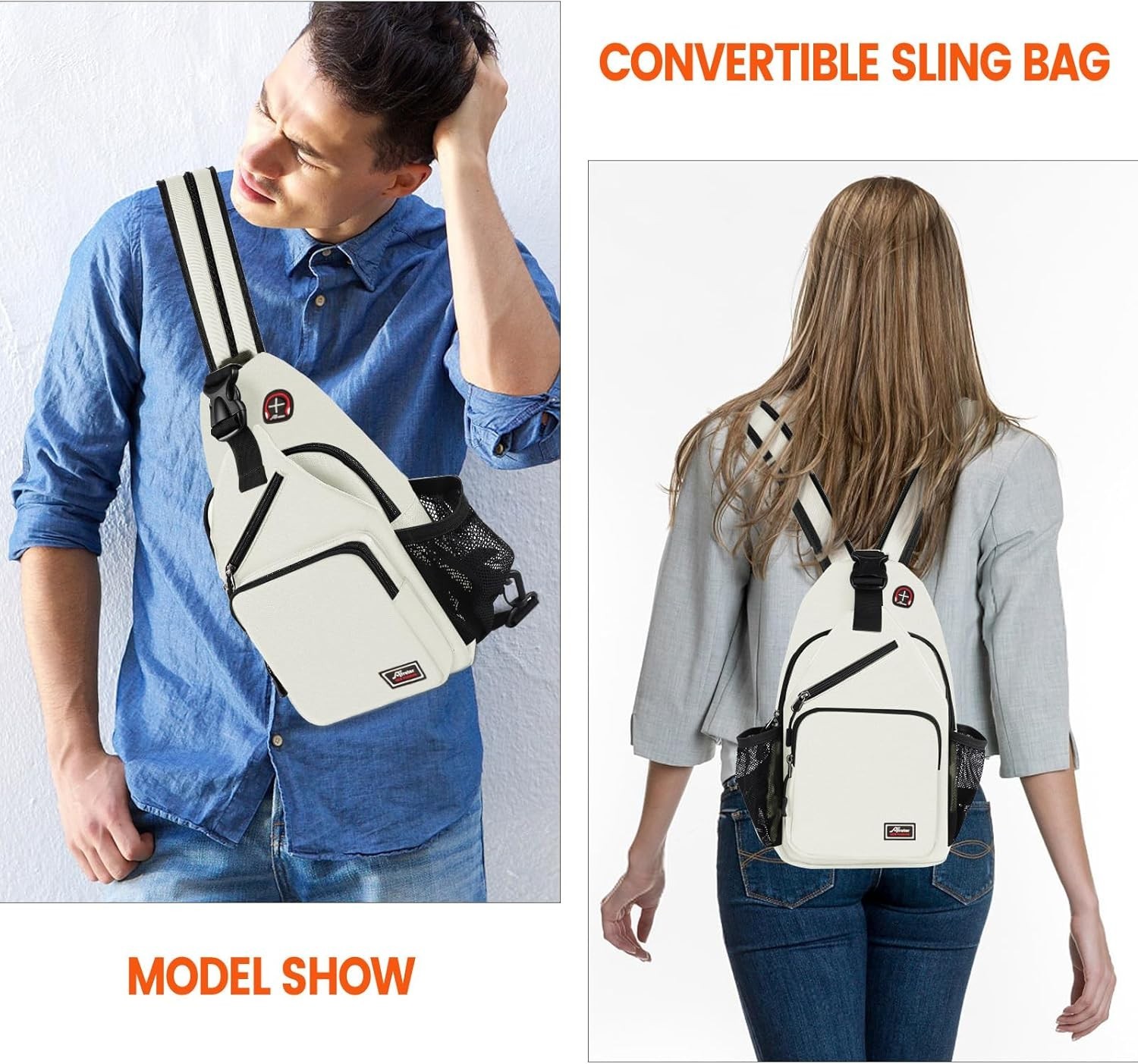 Men Backpack Molle Tactical Sling Chest Pack Shoulder Bag Outdoor Travel Hiking