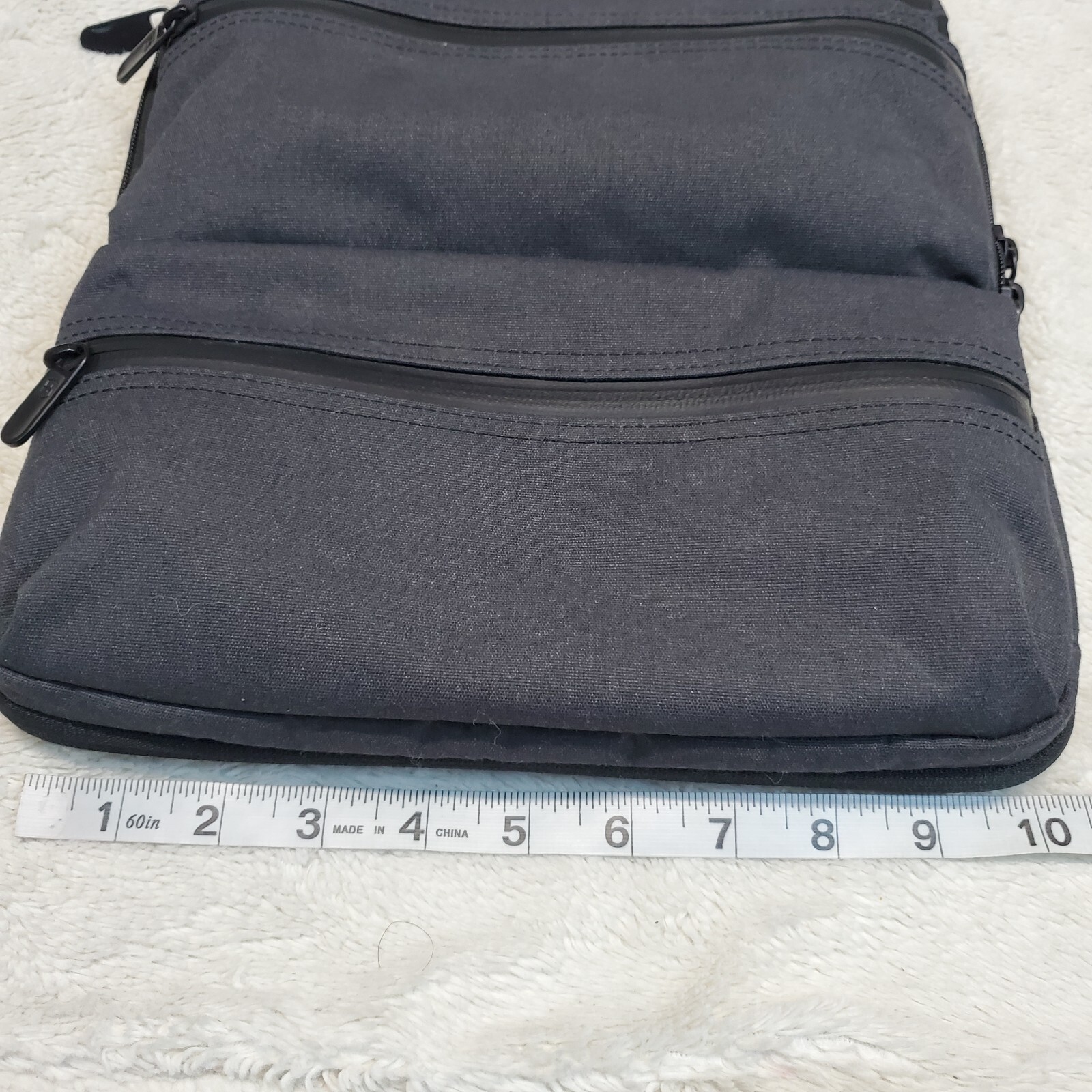 Victorinox Gray Swiss Army Men Crossbody Bag Fabric Office School Shoulder Strap