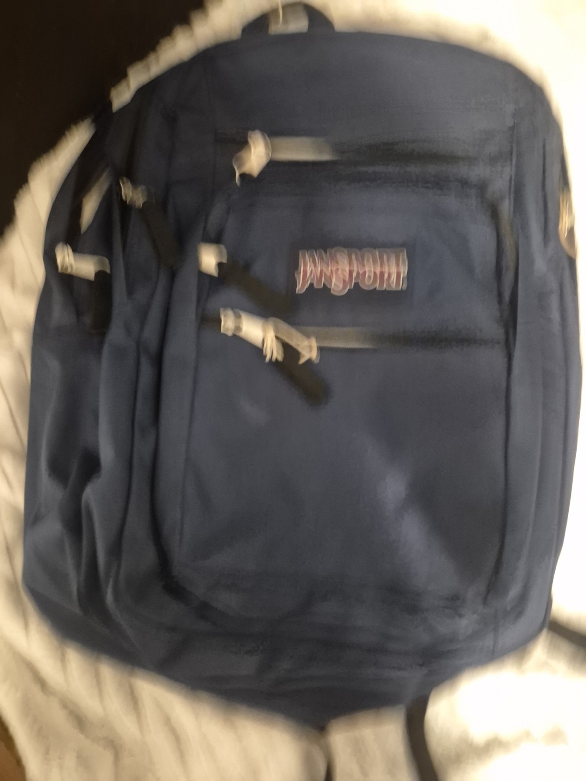 JanSport Big Student Navy Blue Backpack w/ laptop sleeve (JS0A47JK04S) NWT
