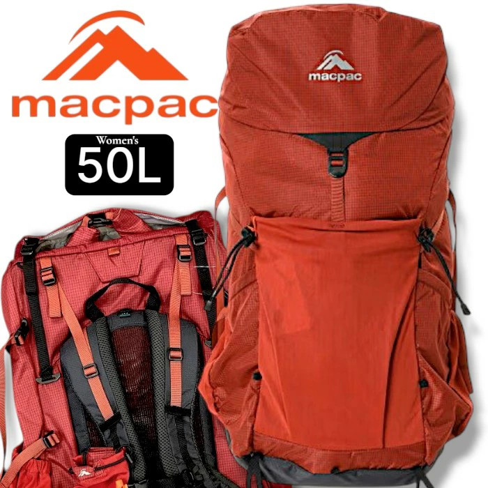 Import duty included for US buyers Macpac Harper 50L Lightweight Hiking Backpac