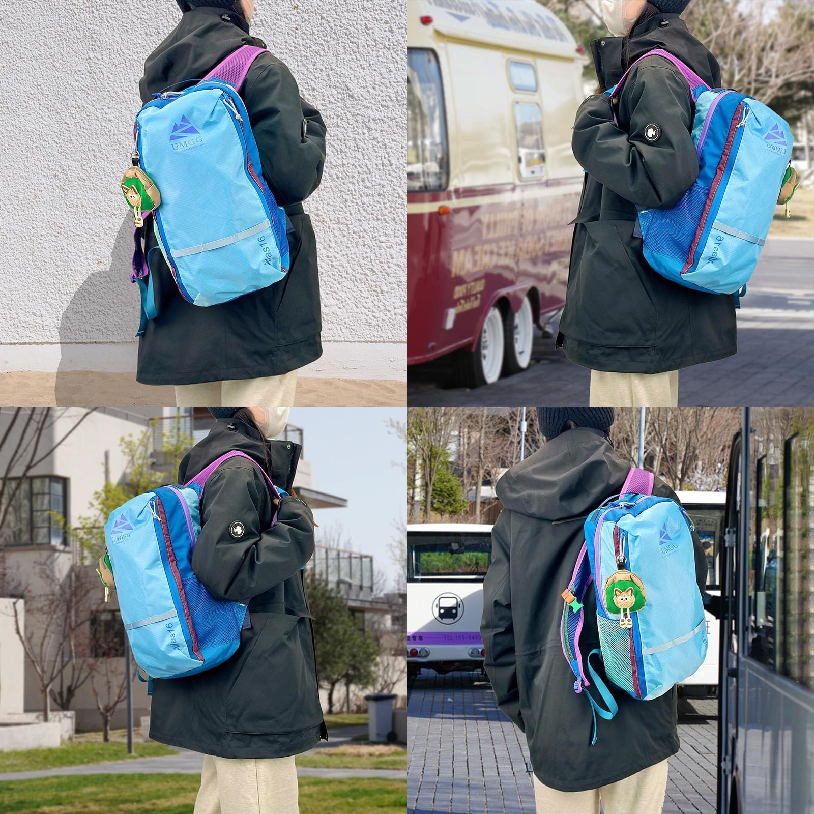 Small Hiking Backpack 16L, Ultra Lightweight Packable Bag Foldable Travel Bac…