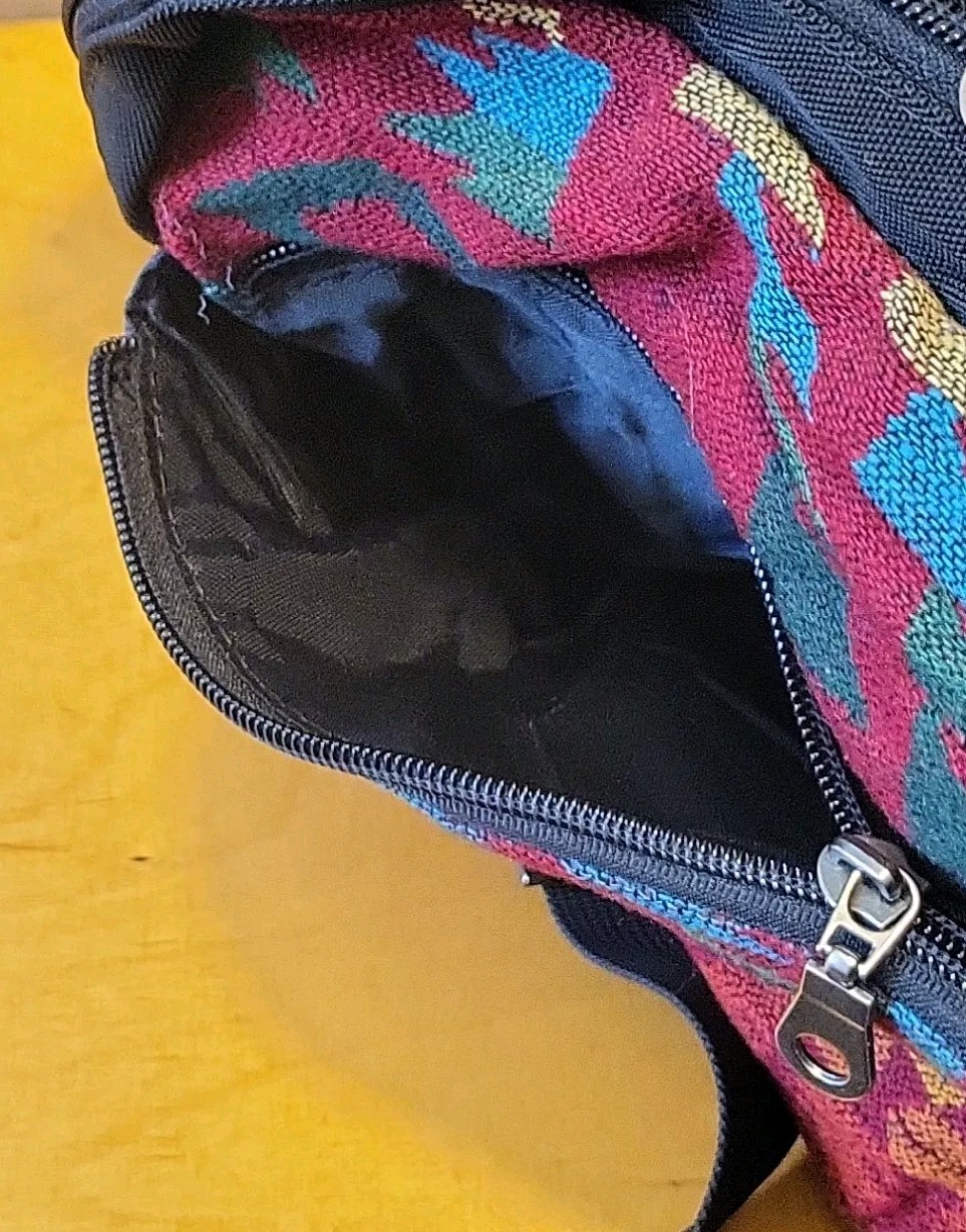 Pendleton Aztec Southwest Wool Crossbody Bag Unisex Pockets Multifunctional 10″