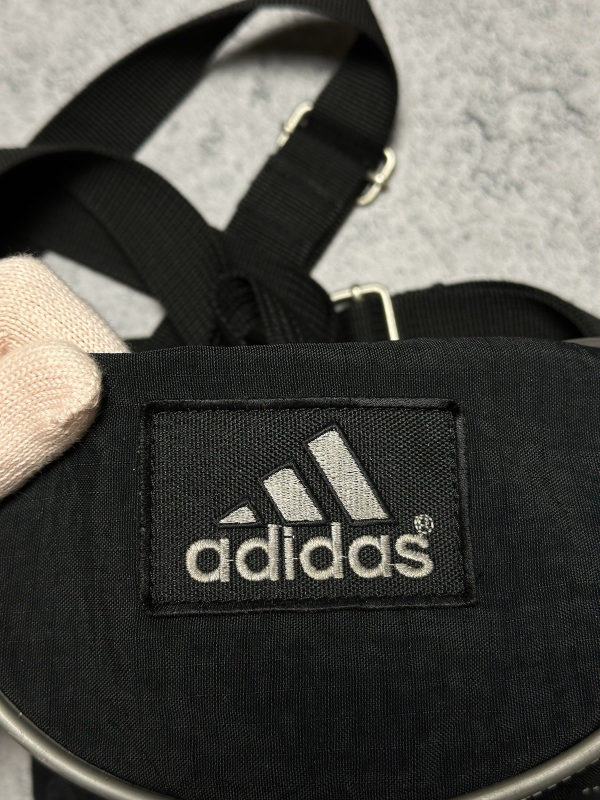 Vintage Adidas 3 Stripes Multipocket Mini Backpack Bag