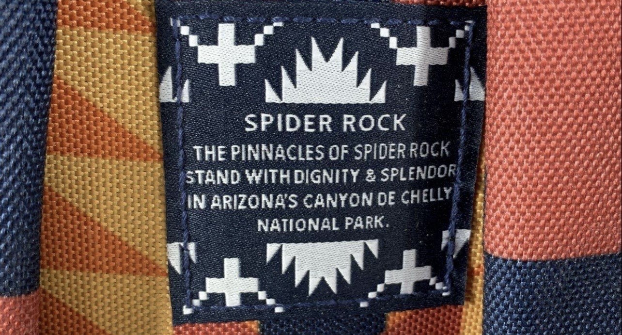 Pendleton Multicolored Spider Rock Backpack 13×17 Excellent