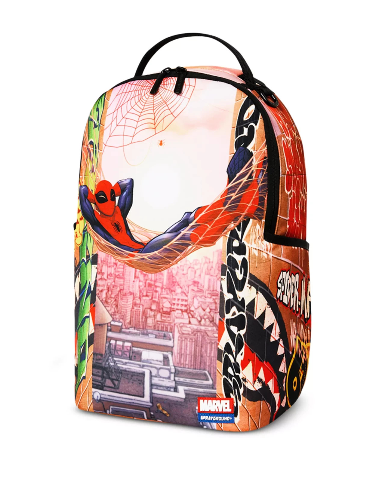 Sprayground Spiderman Web Hammock Backpack🔥New Black Bookbag Large School Bag