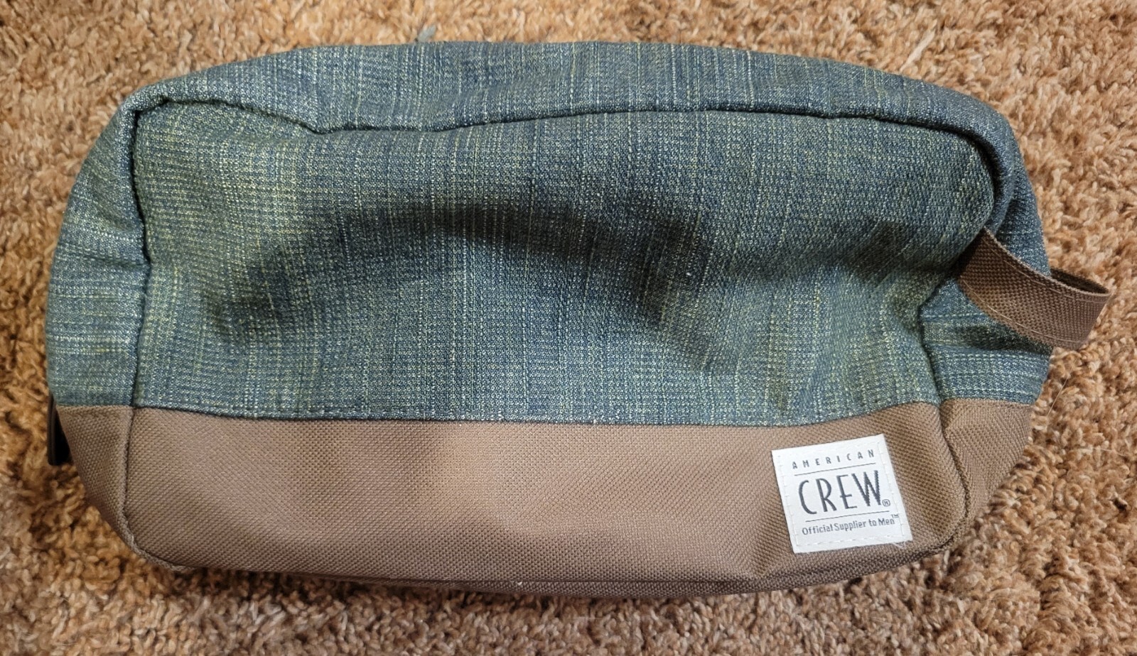 American Crew Official Supplier to Men, Accessories Bag. 10 in Wide x 6 in Tall