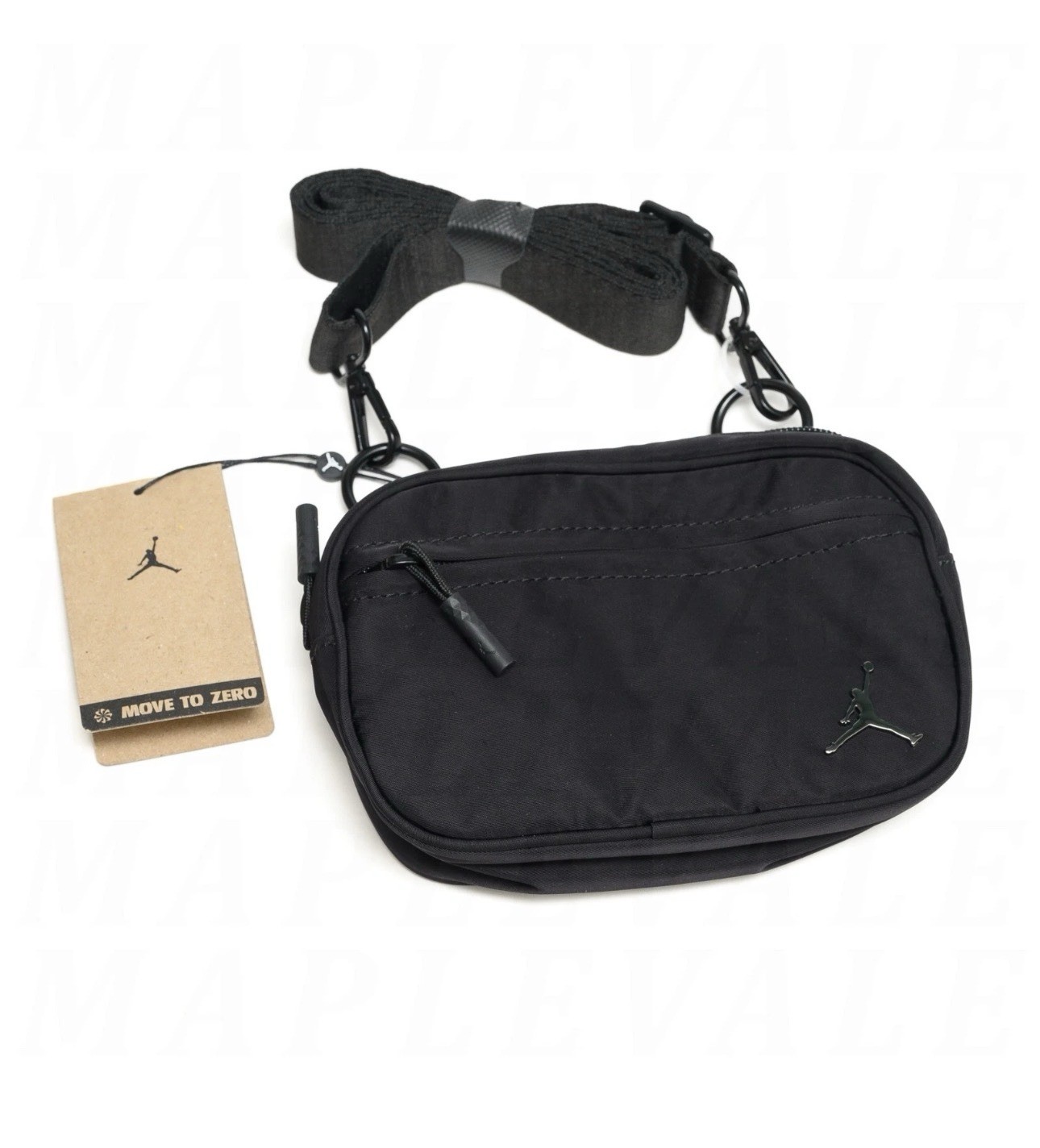 Nike Jordan Alpha Camera Bag Small Crossbody Jumpman Black Purse WA0870-023 NEW