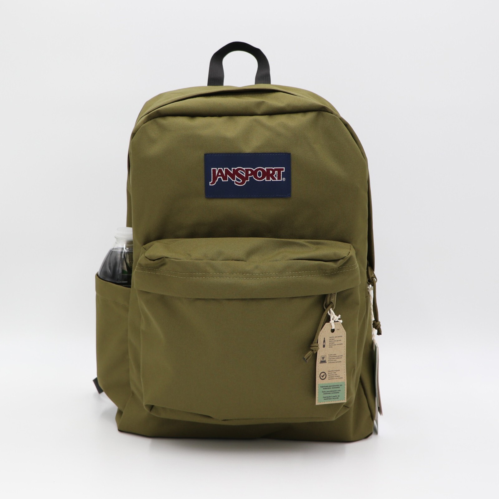 JanSport SuperBreak Plus Backpack Internal 15″ laptop Sleeve, Side Pocket