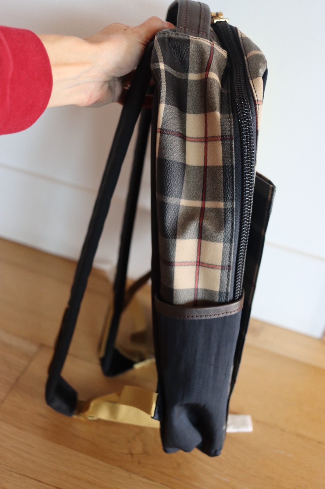 Master-Piece LINK Plaid Backpack No 02340-c2 Col 020 Qual PVC Japan New Carabine
