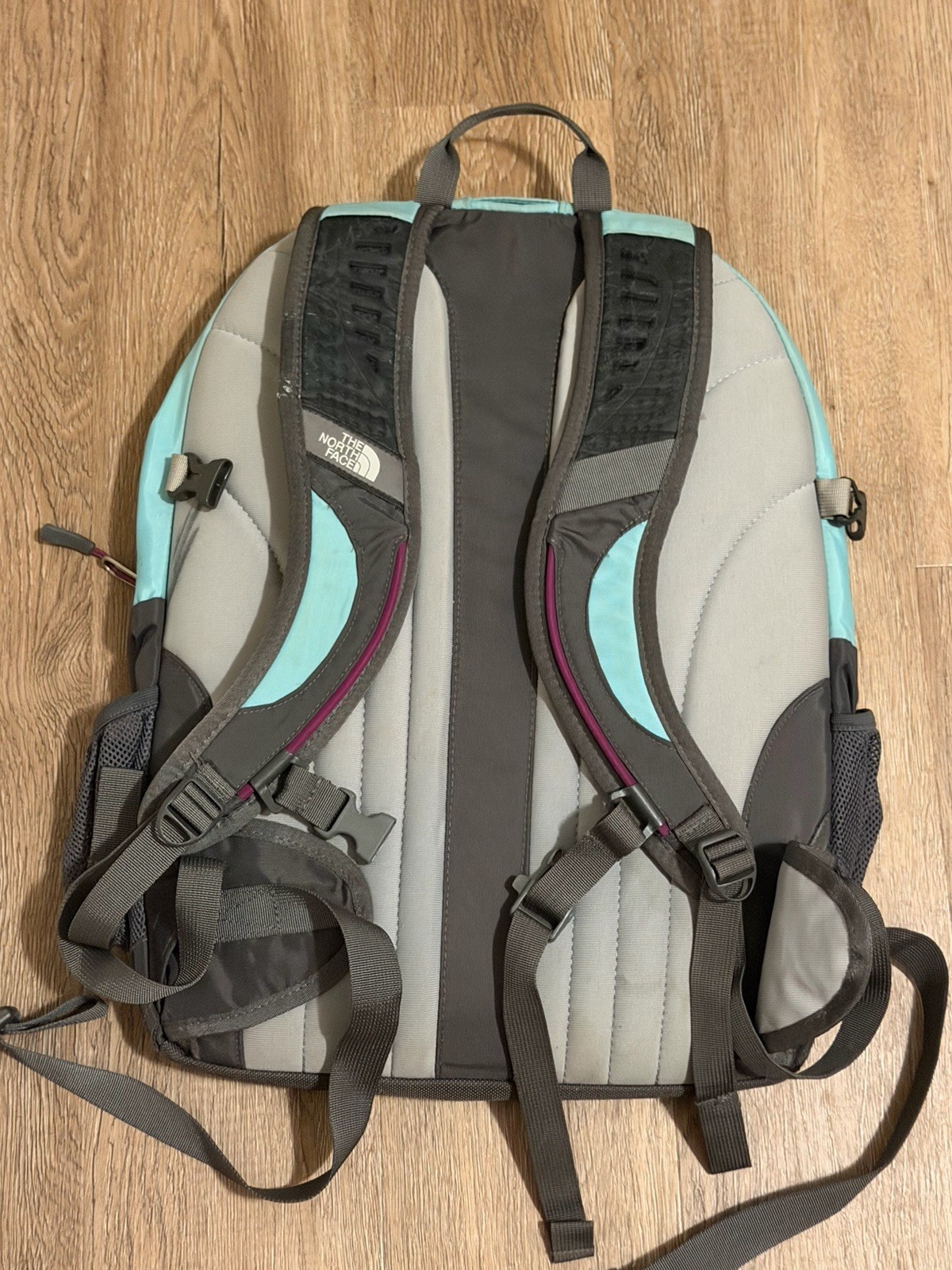 The North Face Borealis Backpack Teal Green Hiking Outdoor School Laptop