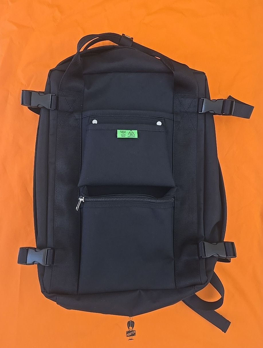 PORTER UNION YOSHIDA & Co RUCKSACK Backpack Black Canvas 24L NEW Japan