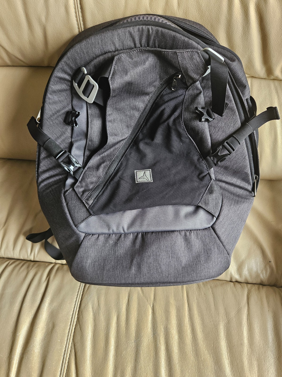 Konzu Backpack 17 ” High, Length At the Middle 14″ 11.5X7.75″ Base.